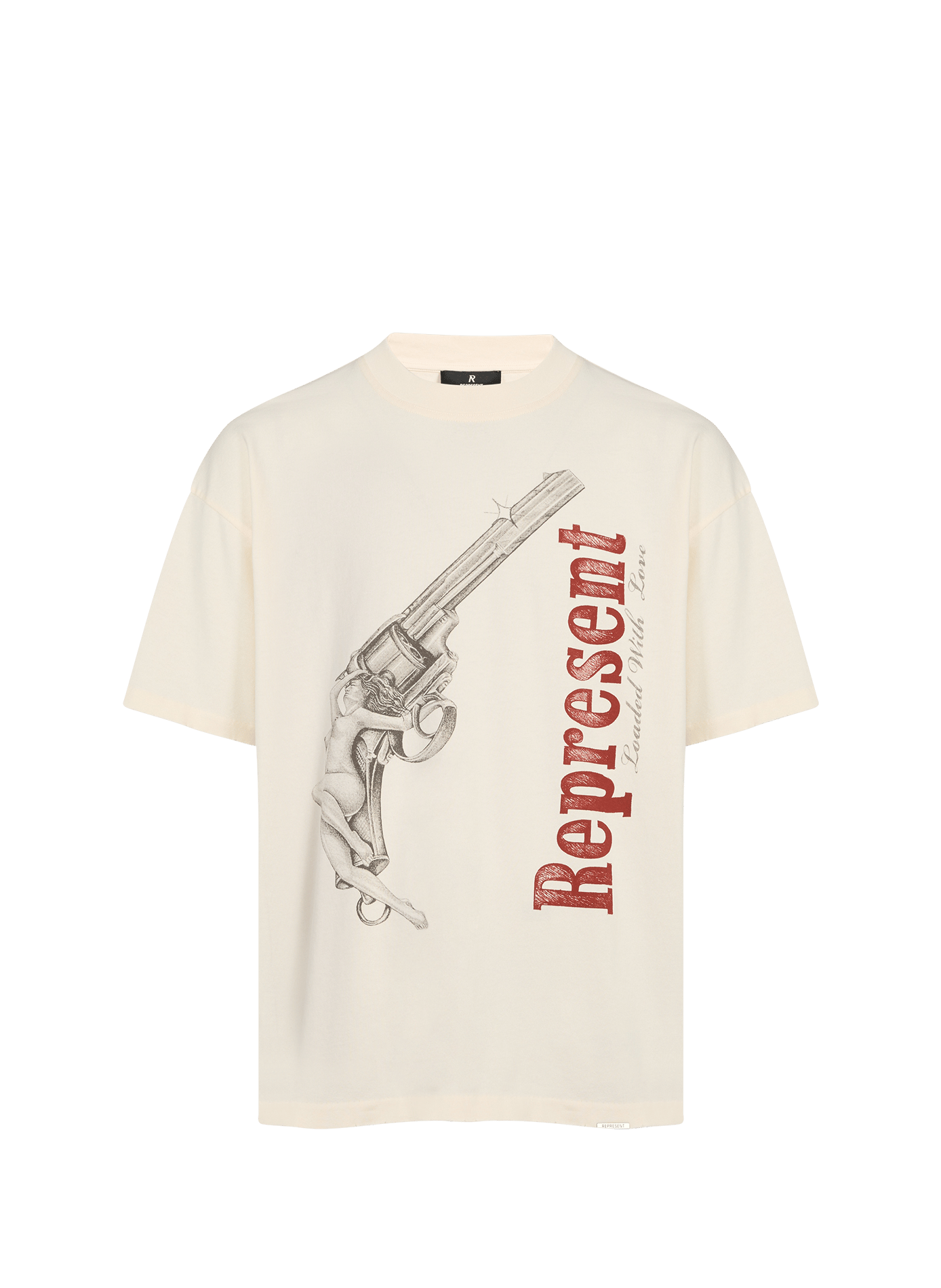 T-shirt imprimé en coton REPRESENT Gris