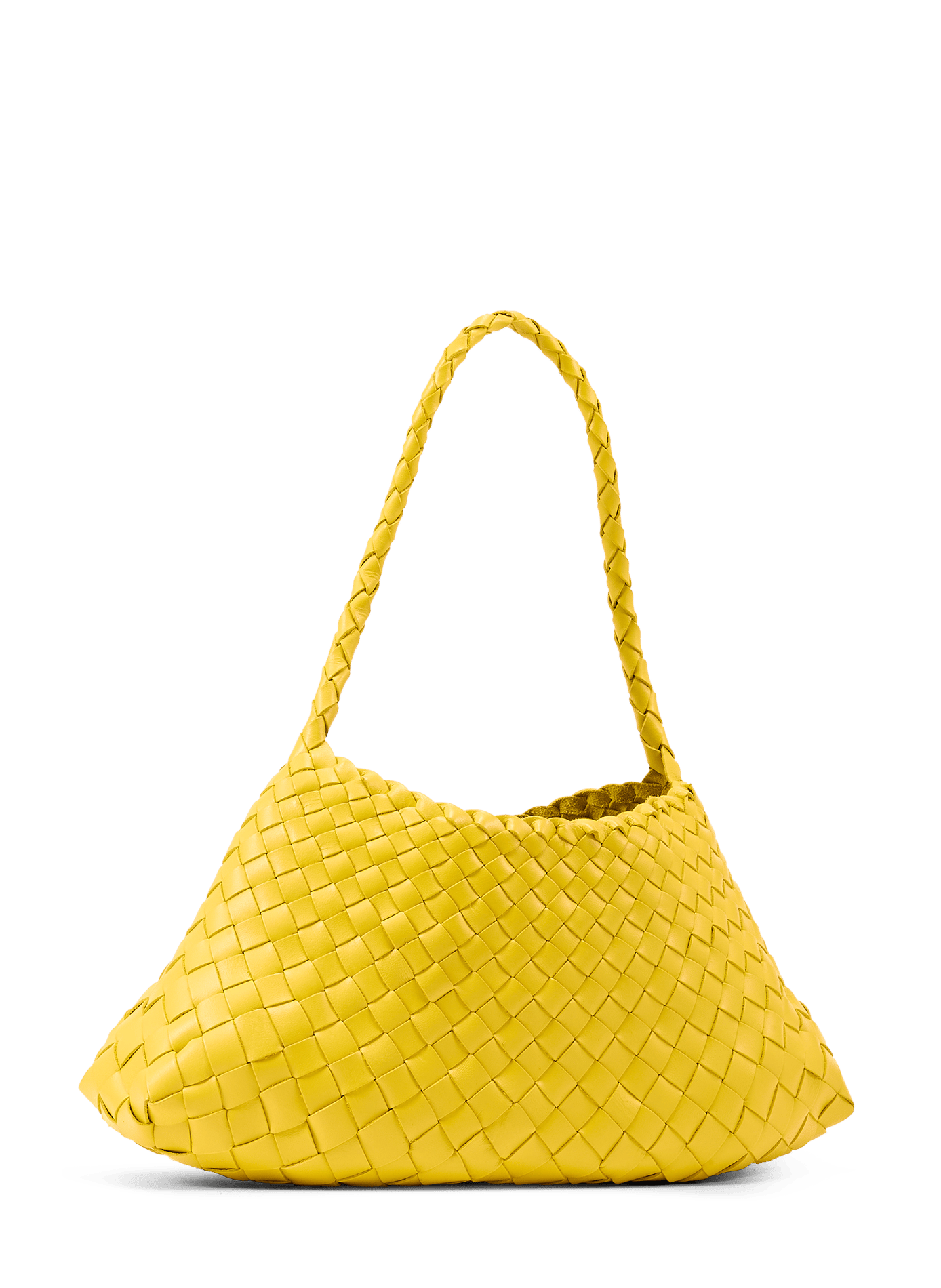 Sac à main Rosanna en cuir  DRAGON DIFFUSION Jaune