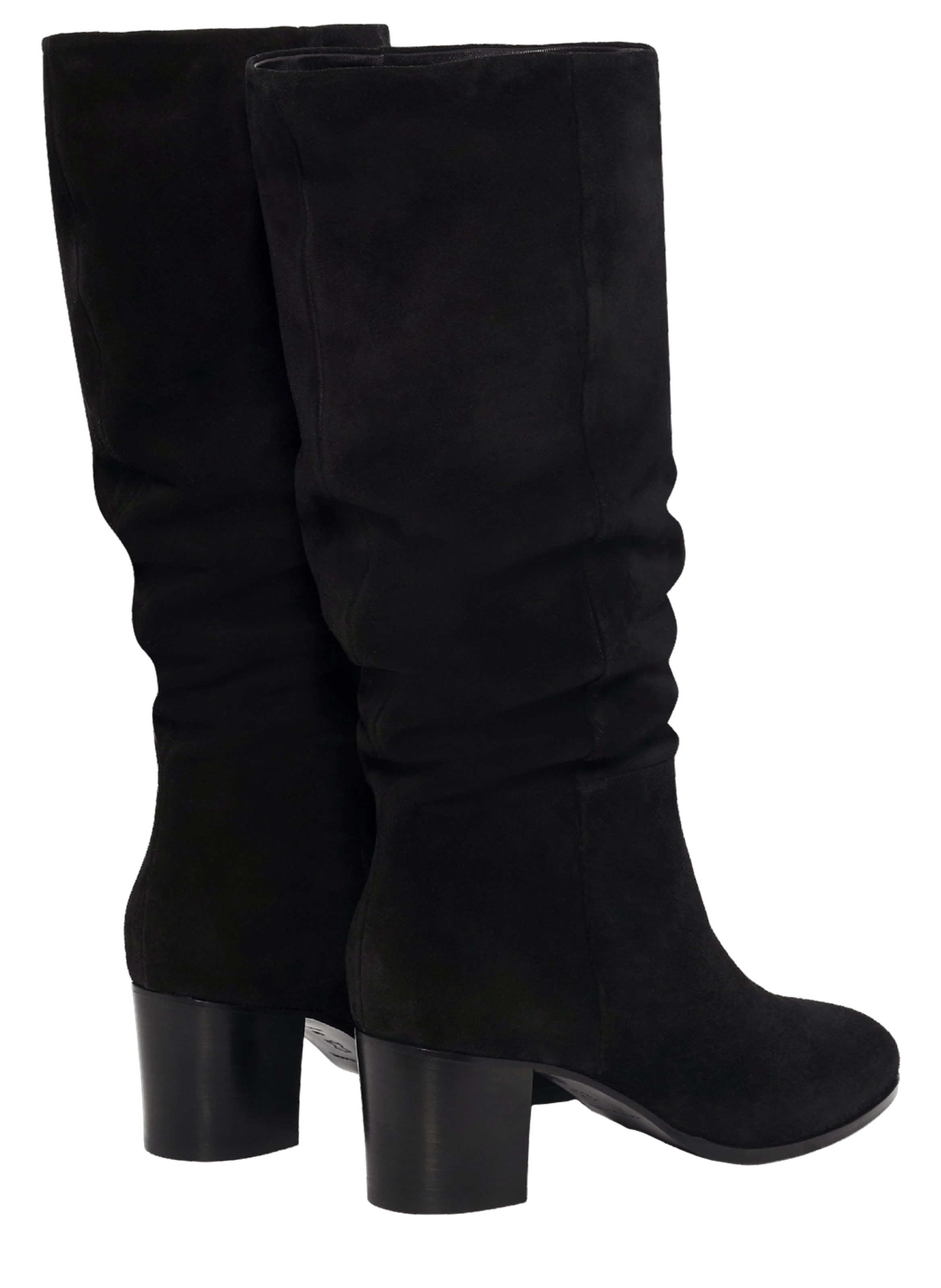 Bottes en cuir velours - tina GERARD DAREL Noir