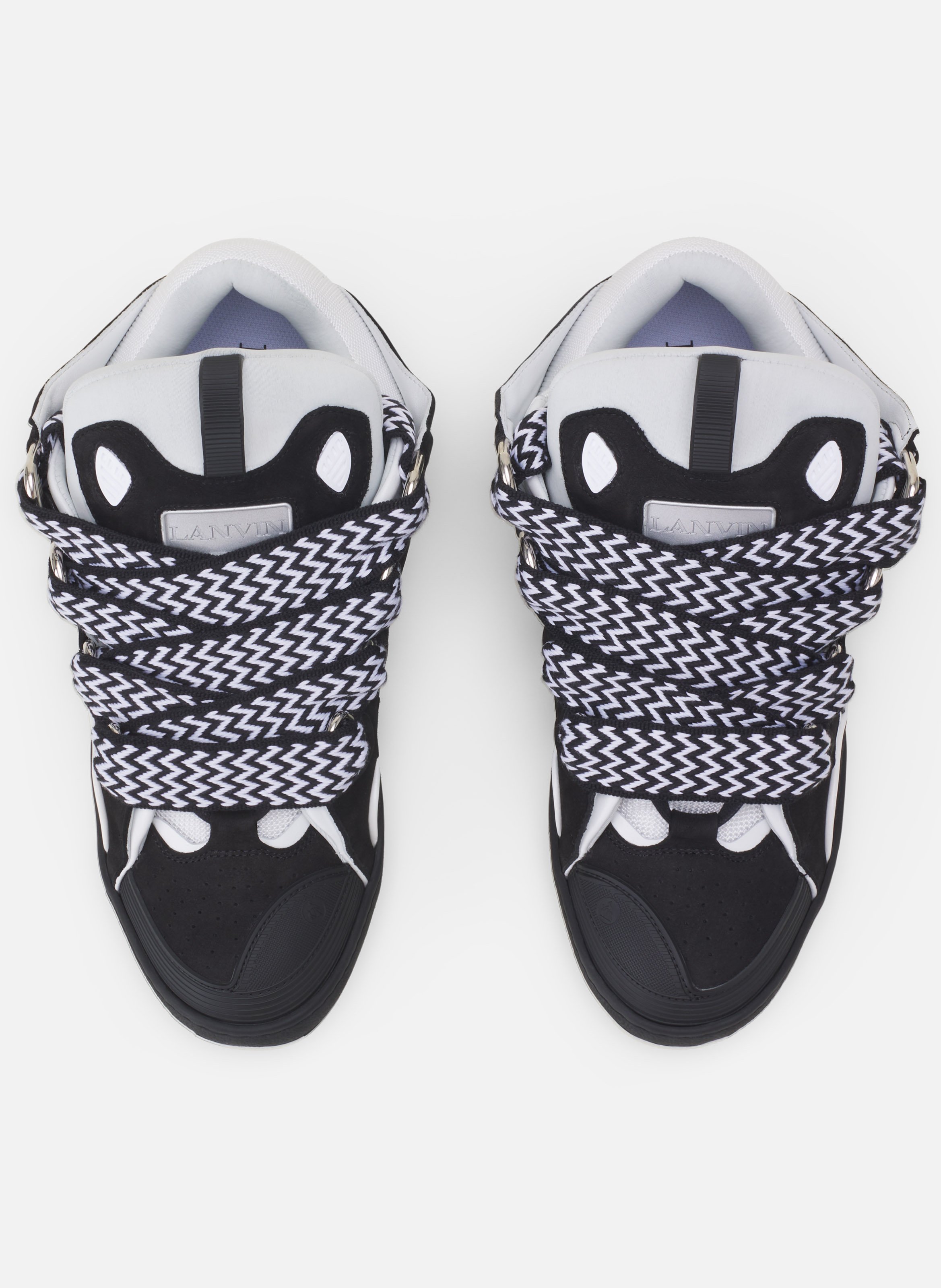 Sneakers curb en cuir LANVIN Gris