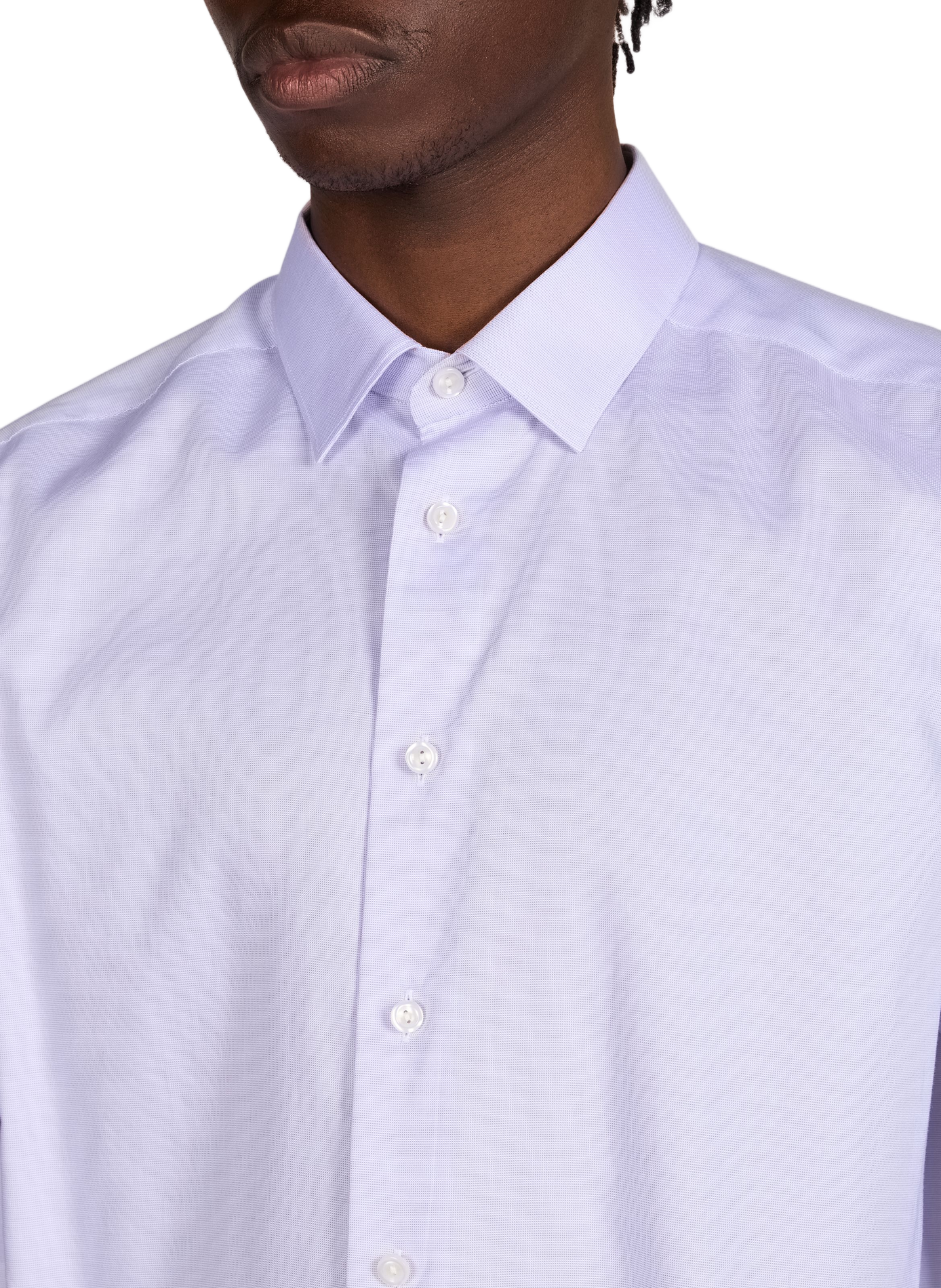 Long-sleeve cotton Shirt ETON Purple