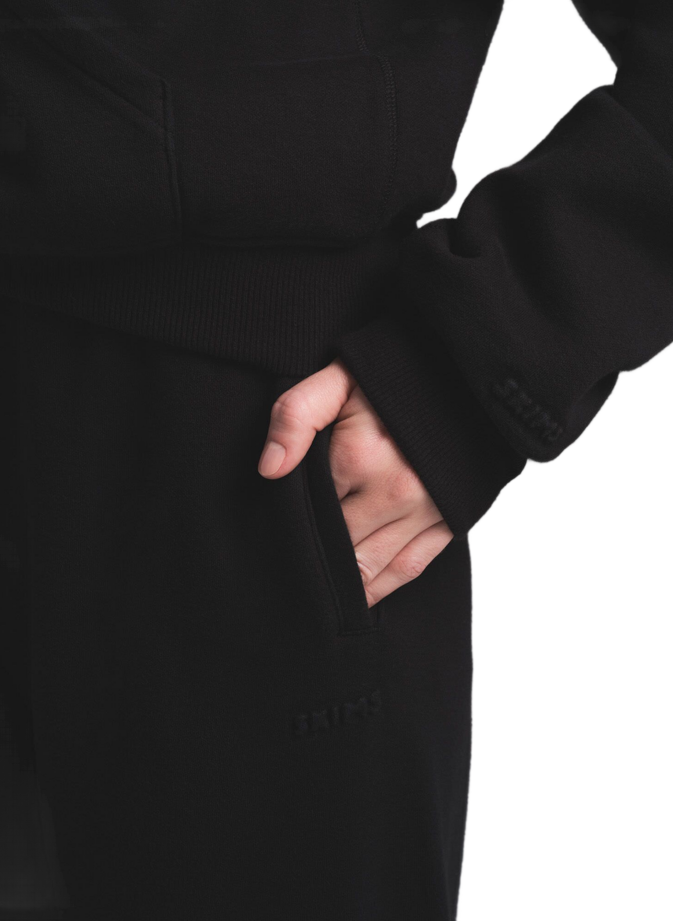 Cotton sweatshirt SKIMS Black