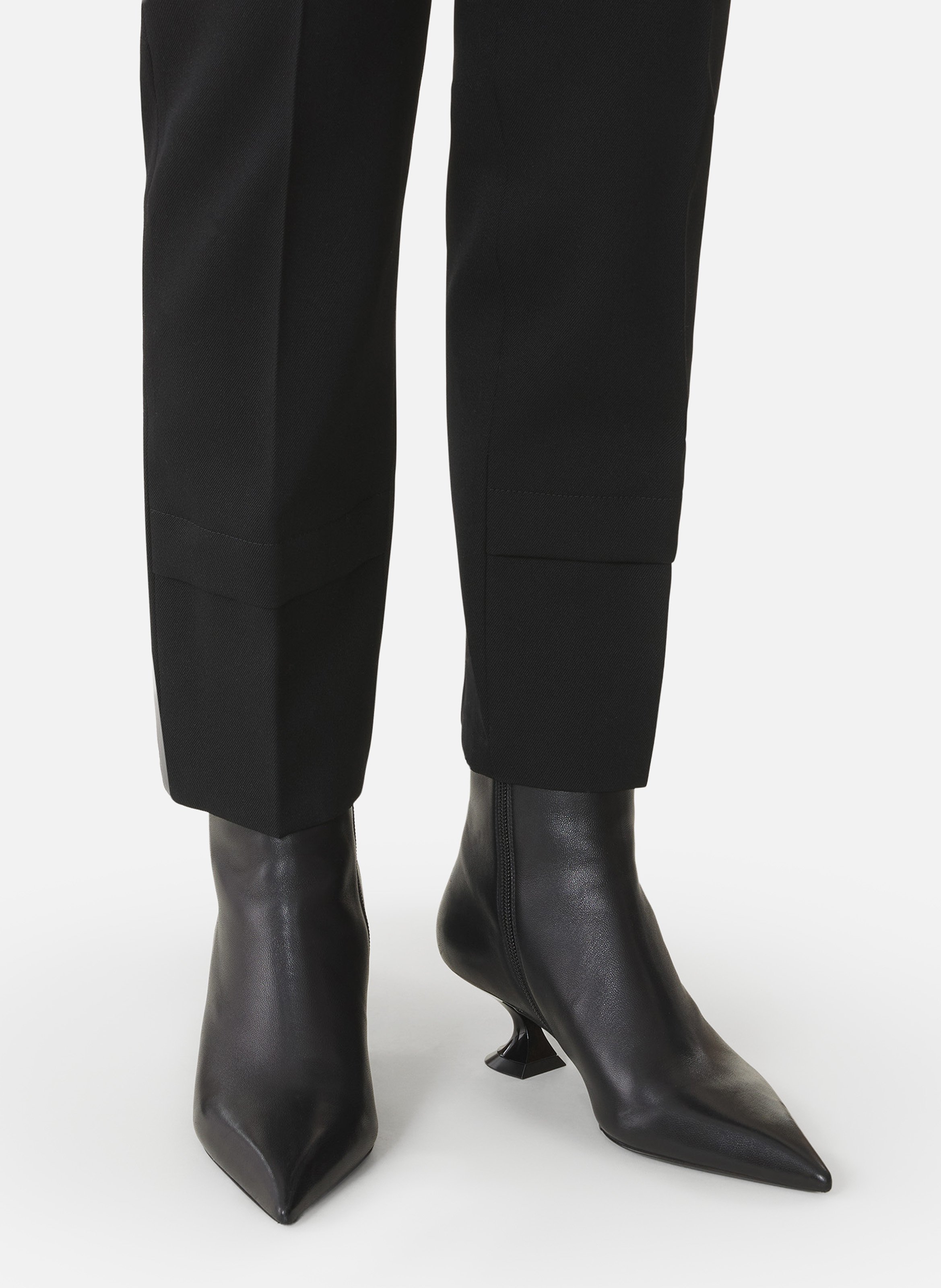 Bottine midnight step en cuir LANVIN Noir