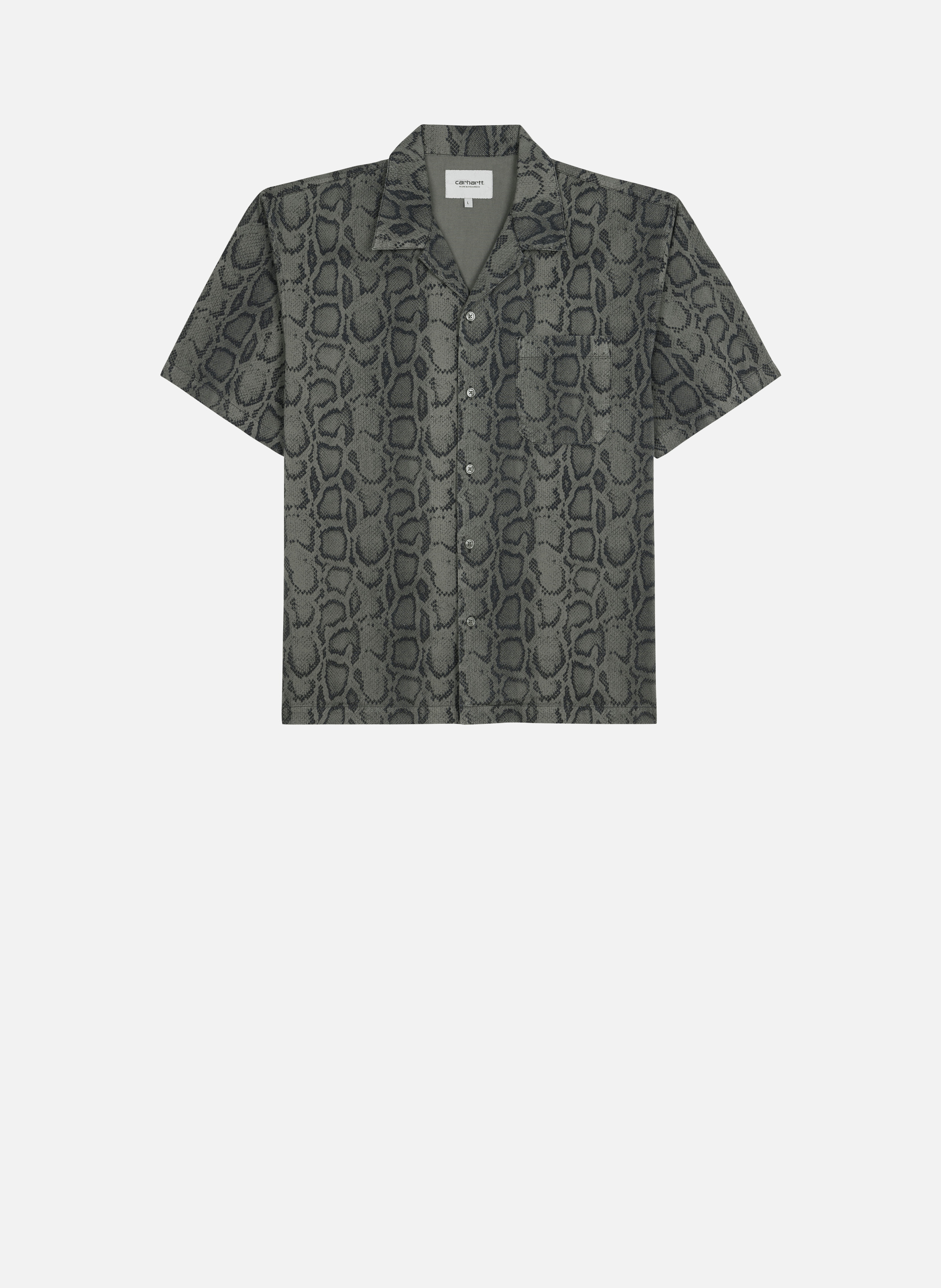 Chemise s/s snake camo shirt CARHARTT WIP Kaki