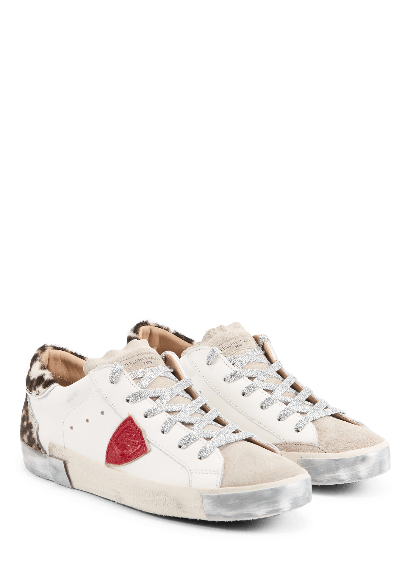 Baskets basses en cuir PHILIPPE MODEL Blanc