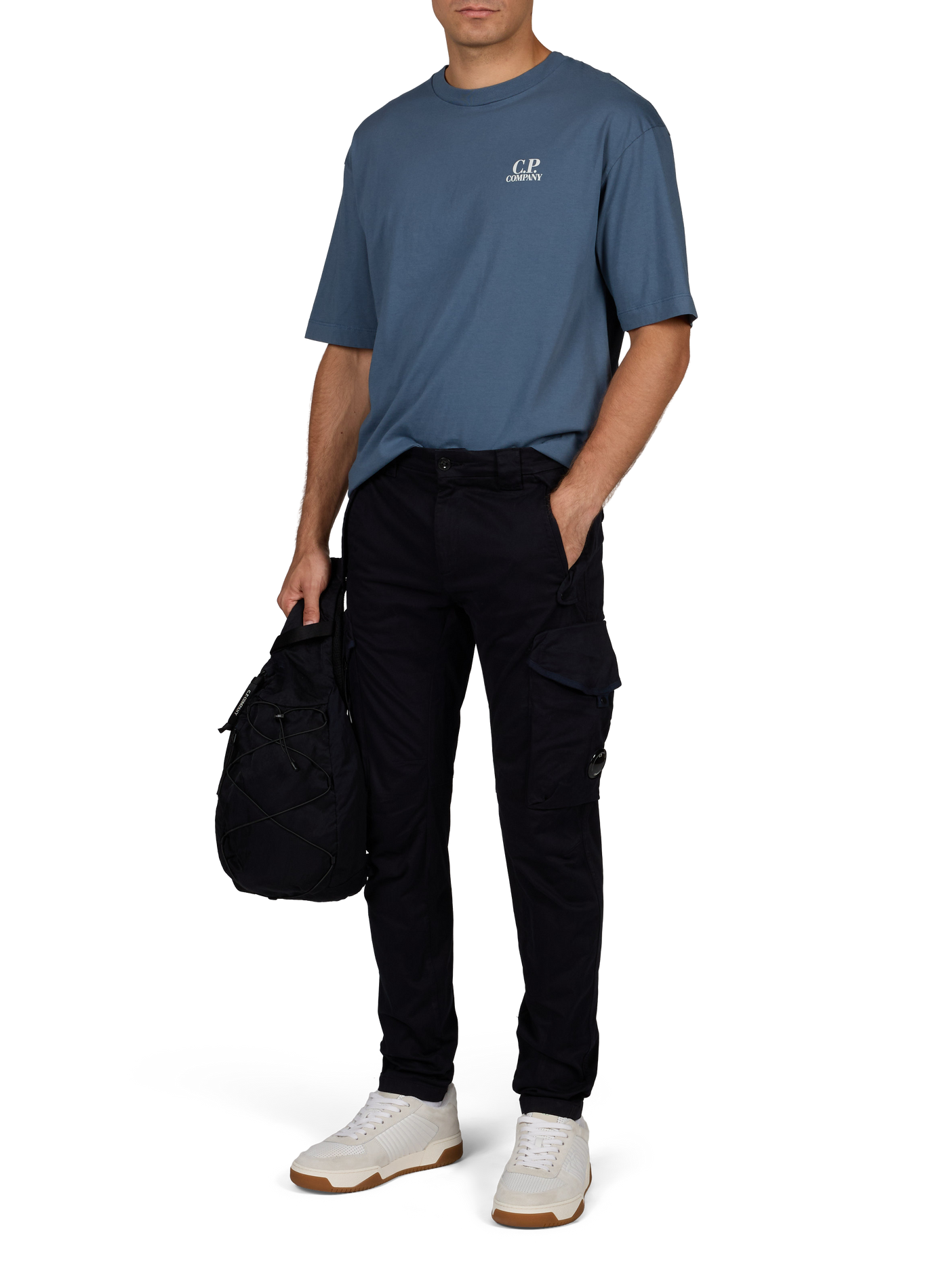 Slim fit broek CP COMPANY Blauw