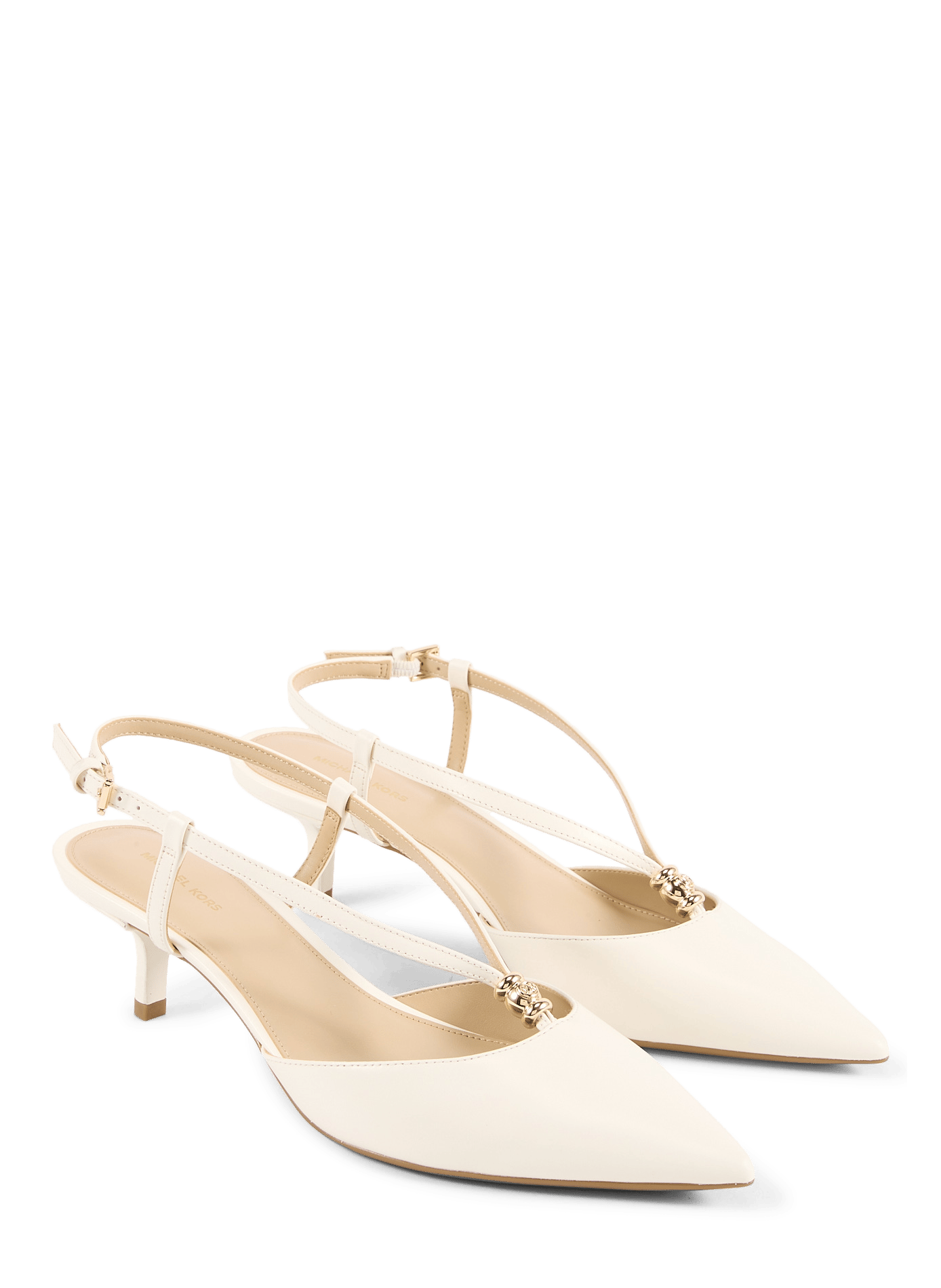 Escarpins en cuir MICHAEL KORS Beige
