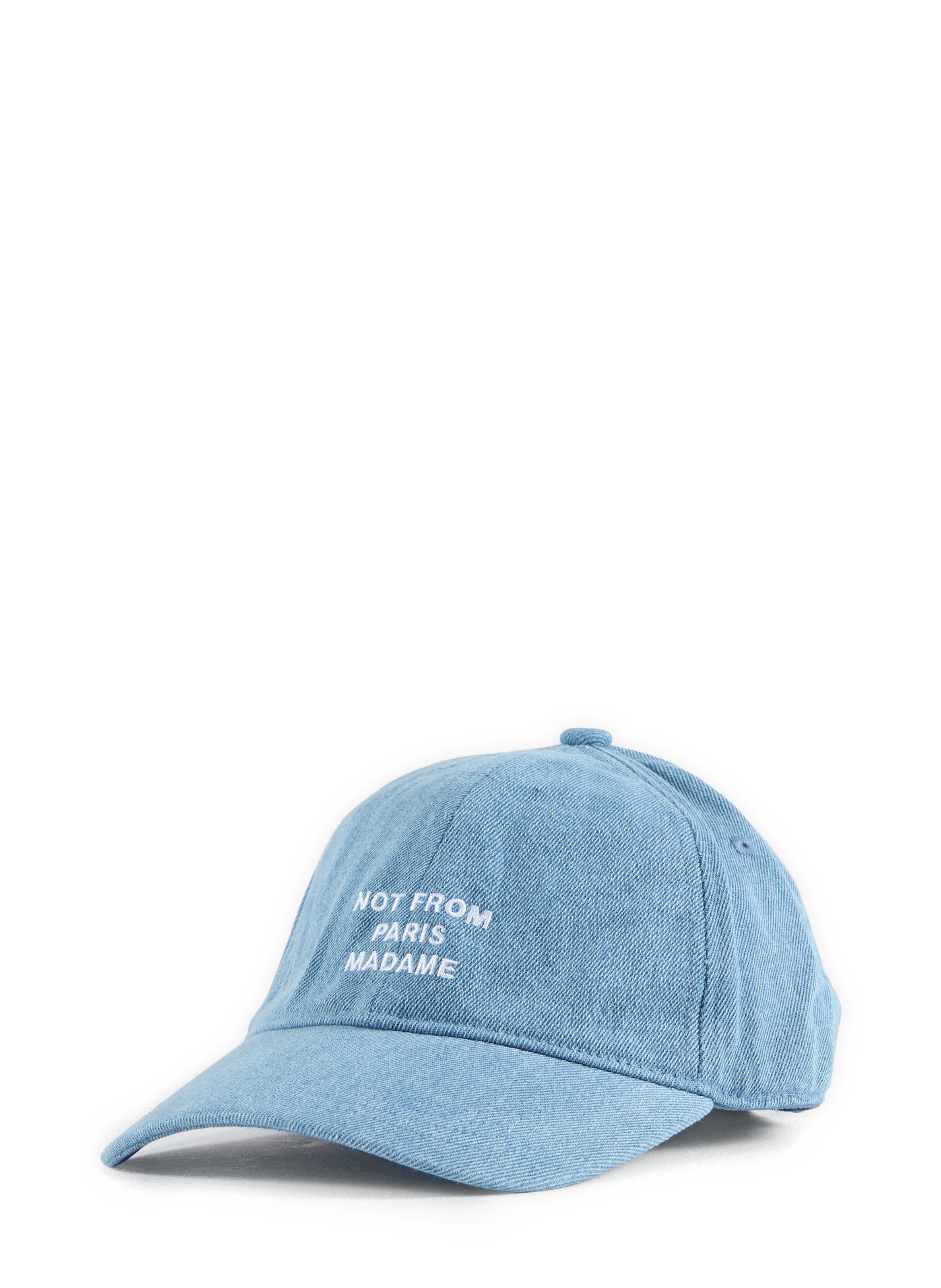 Casquette brodée en coton DROLE DE MONSIEUR Bleu