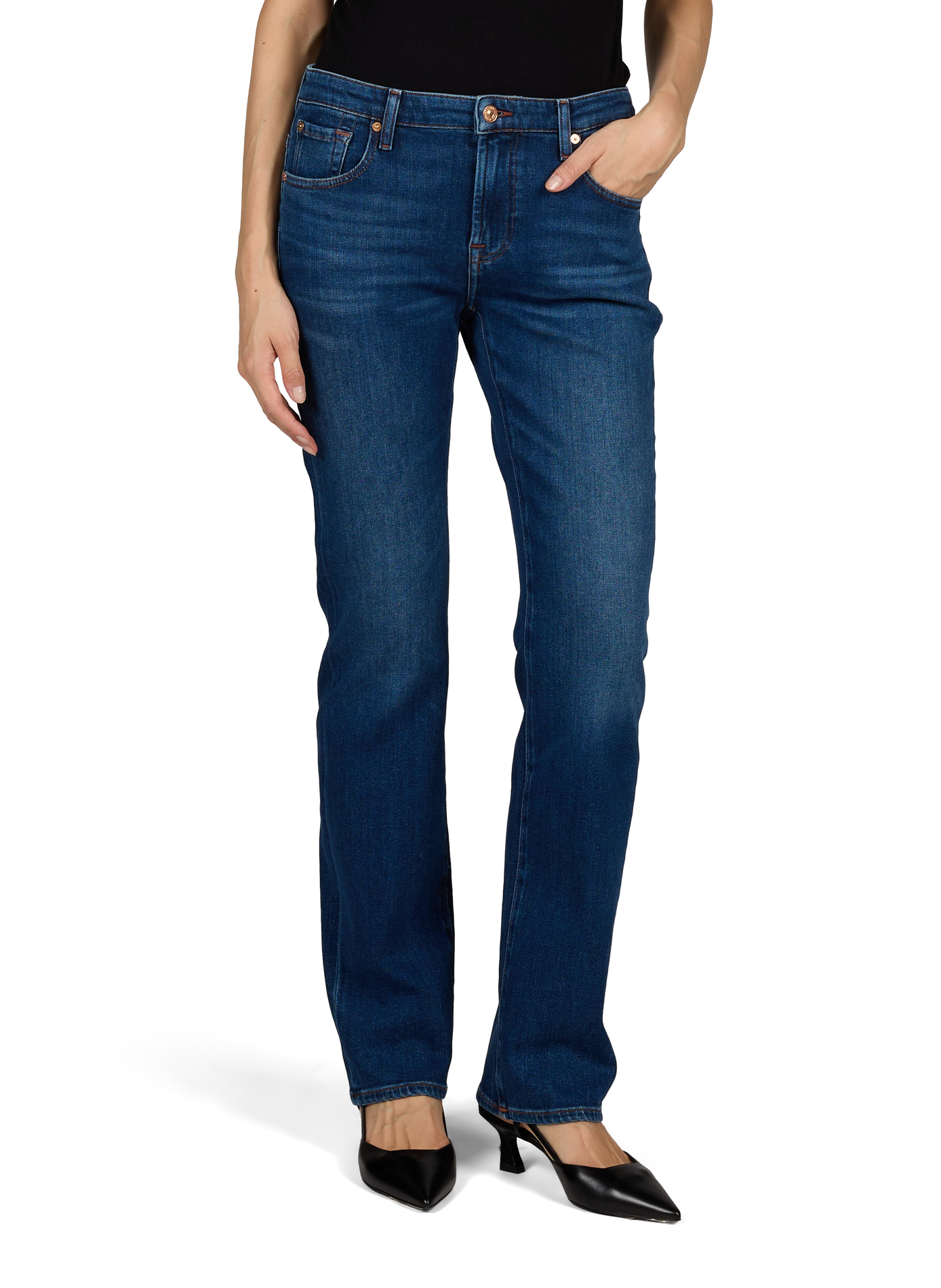 Skinny jeans 511 7 FOR ALL MANKIND Blauw