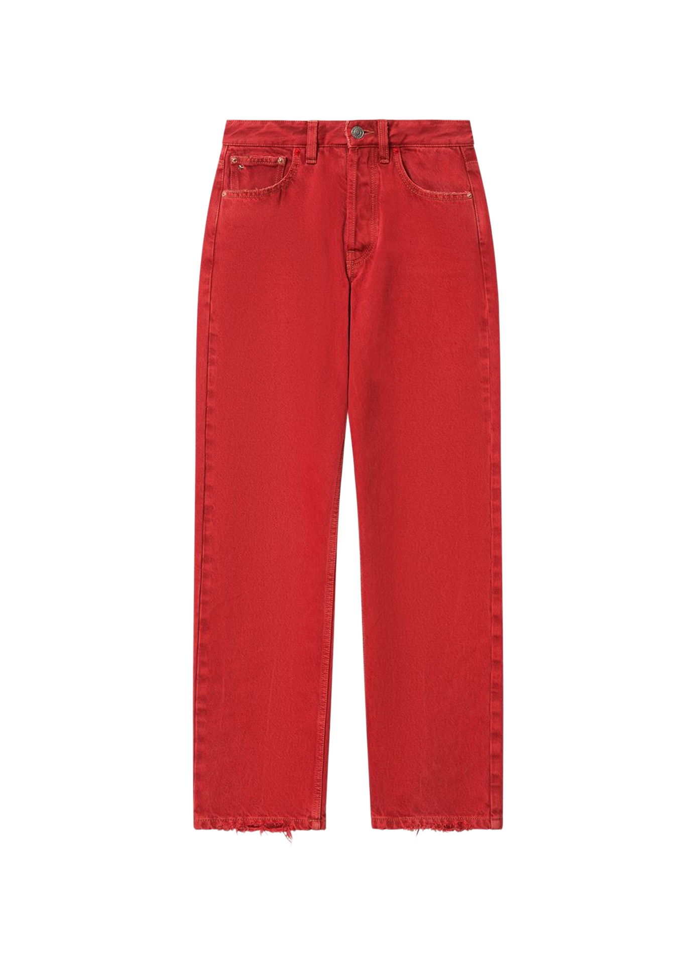 DAYA REGULAR cotton denim jeans ISABEL MARANT Red