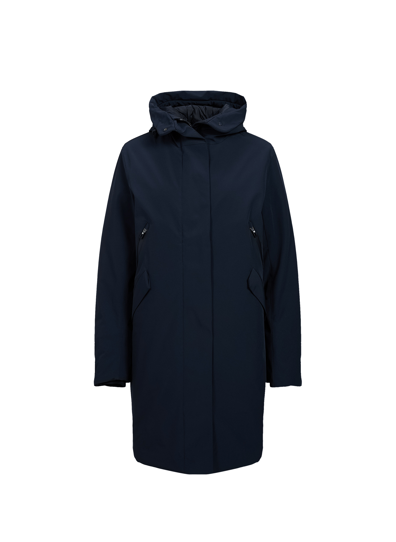 Long Mercury hooded parka KRAKATAU Blue