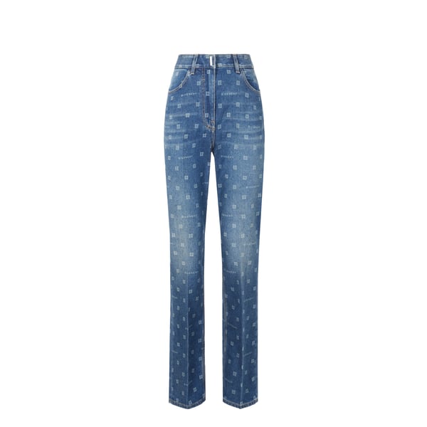 Jean droit en coton denim