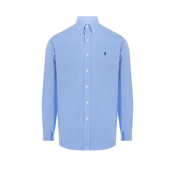 Chemise droite en coton stretch