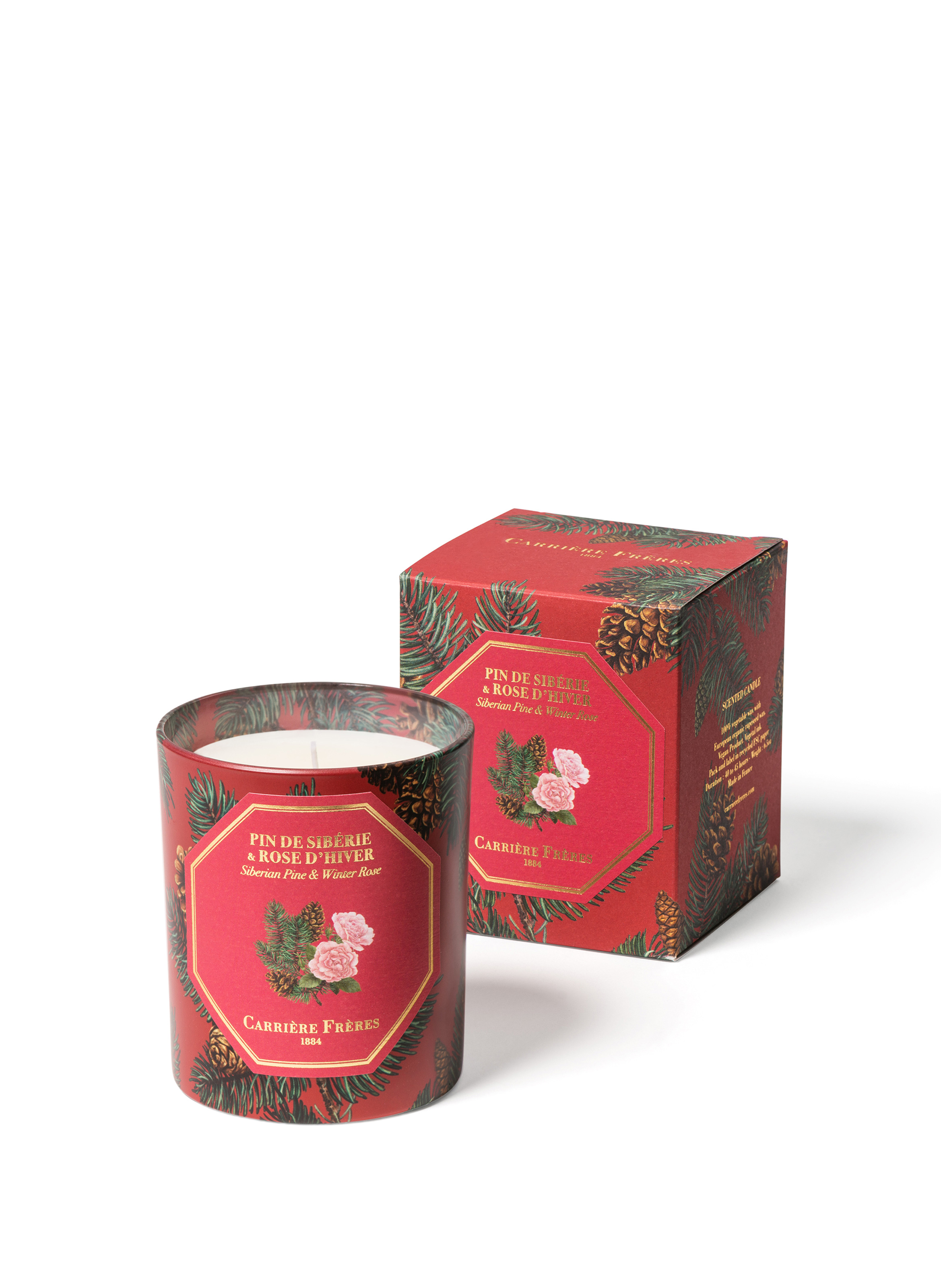 Bougie parfumée Pin de Sibérie Rose d'Hiver