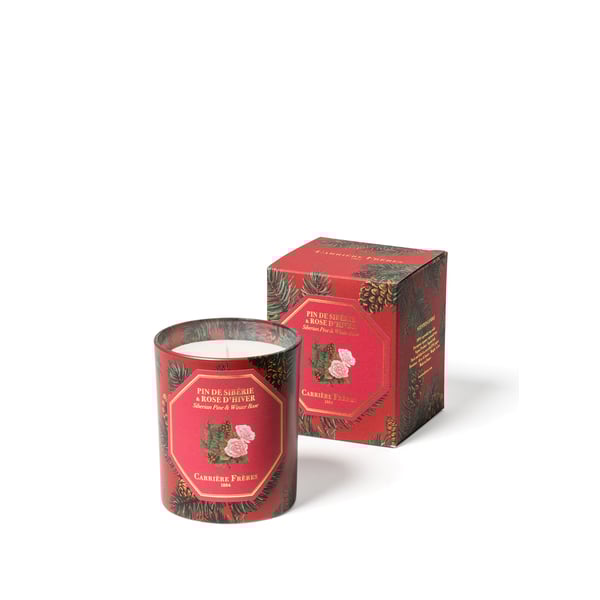 Bougie parfumée Pin de Sibérie Rose d'Hiver