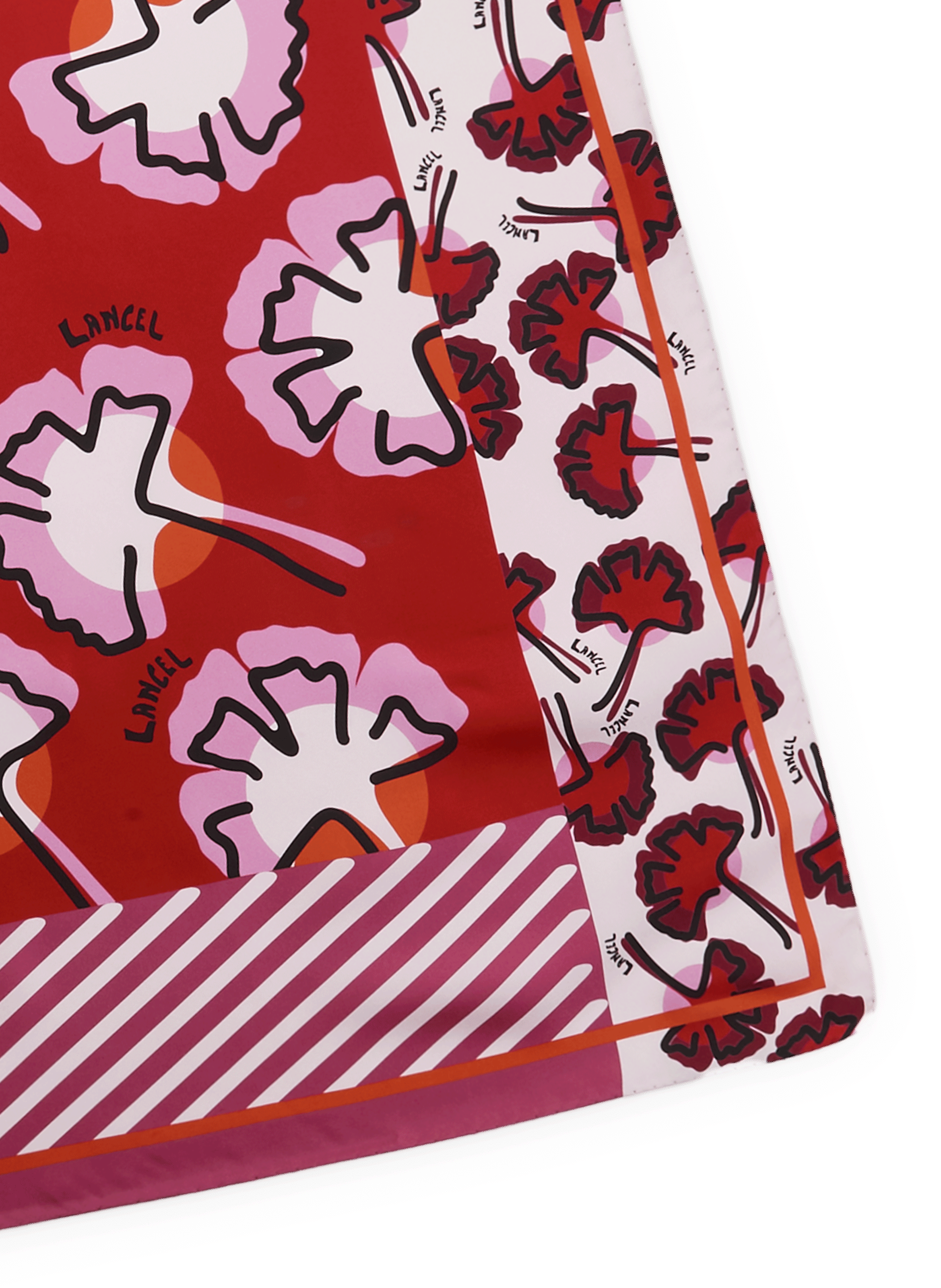 Foulard imprimé en soie