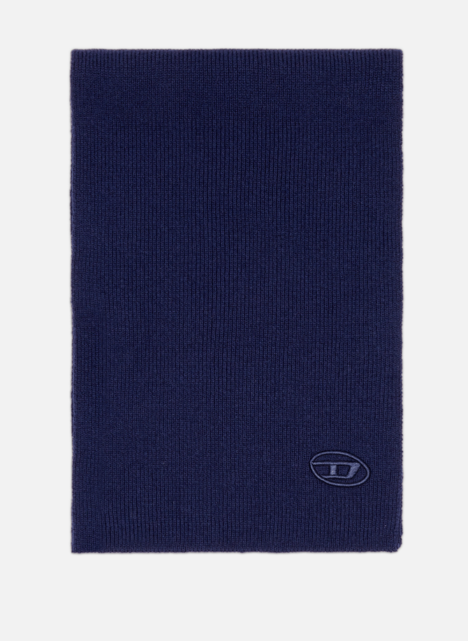 DIESEL wool and cotton scarf