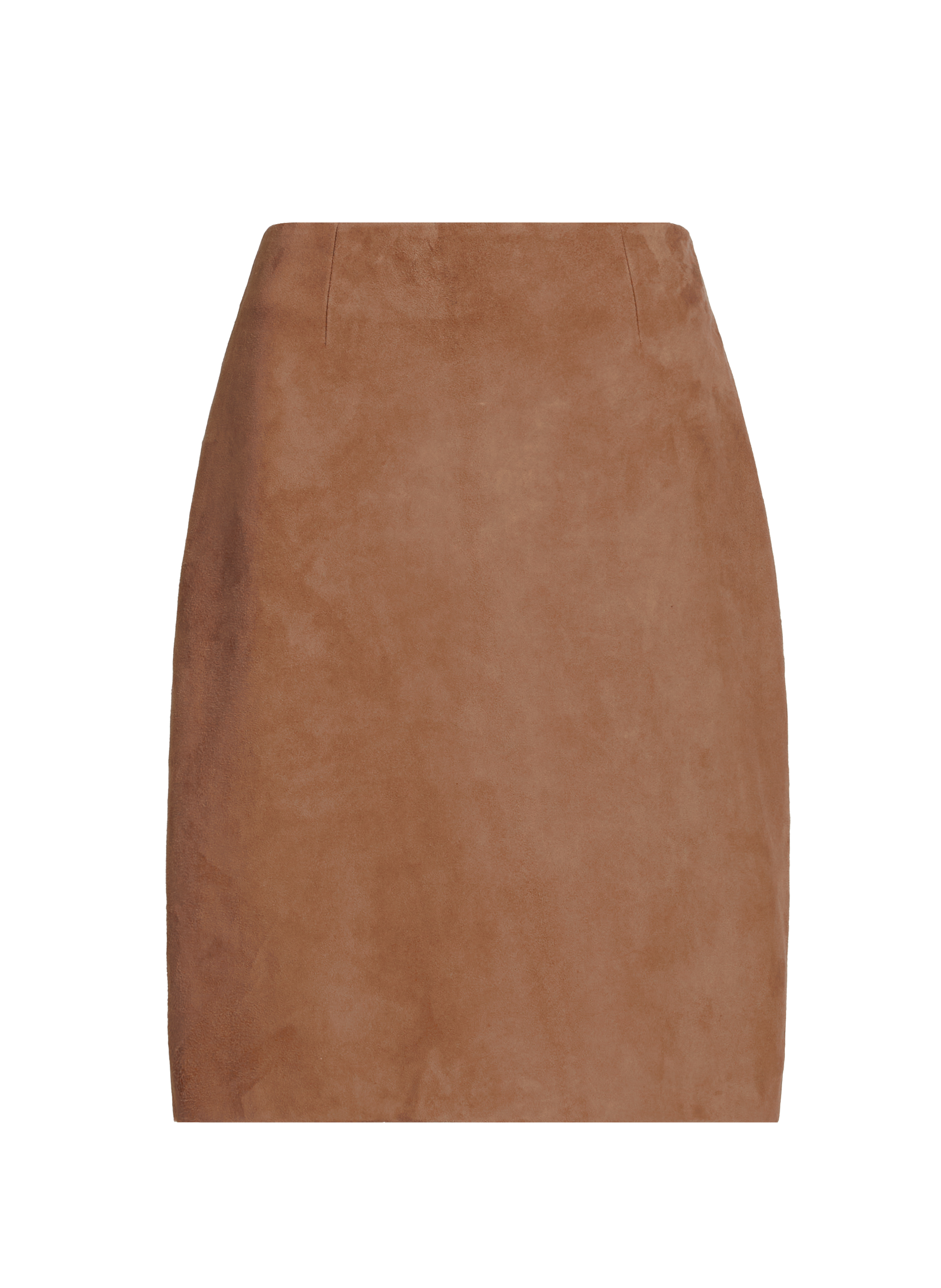 Jupe Volu en cuir de chèvre SAISON 1865 Marron