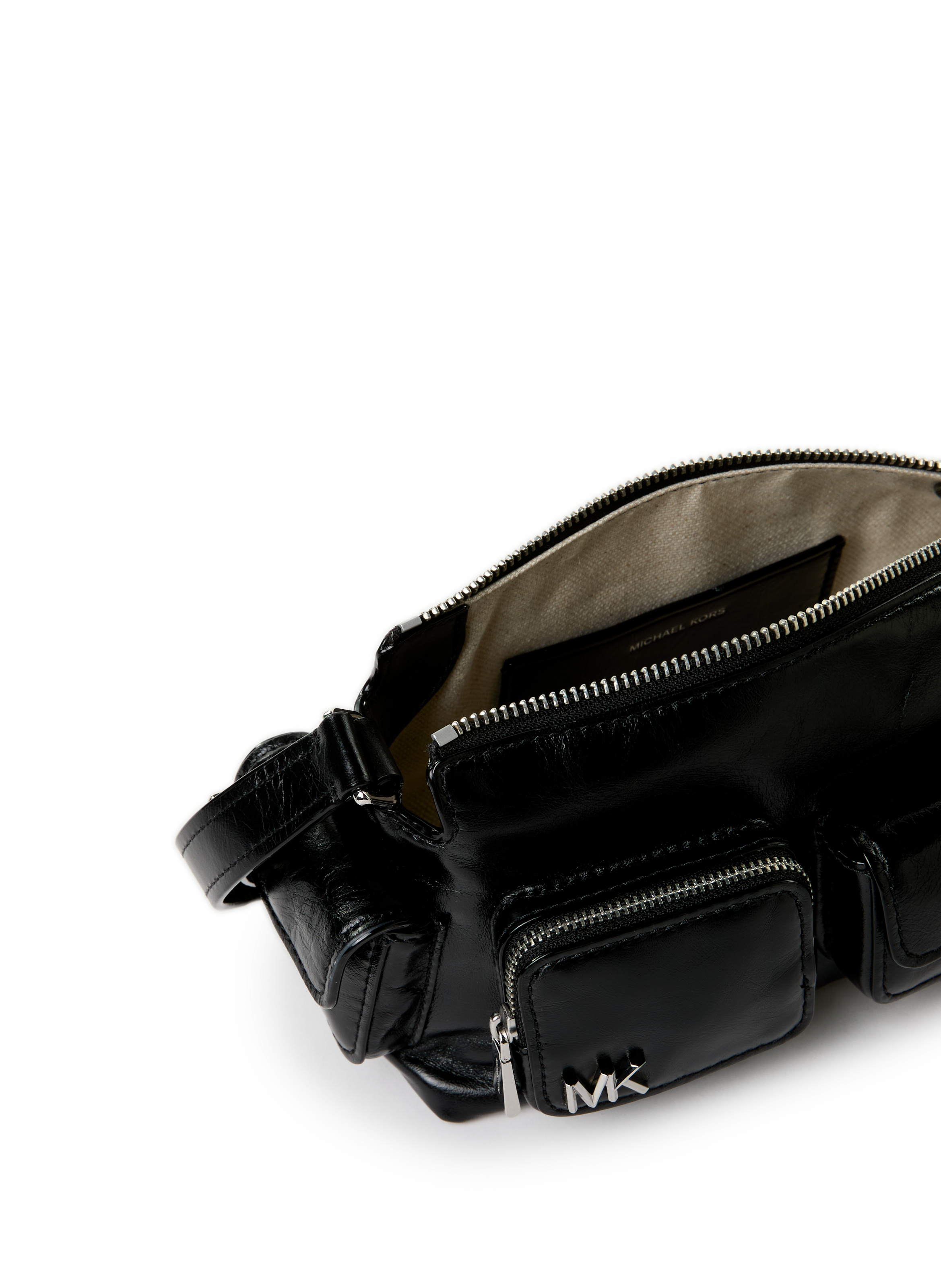 Sac à bandoulière en cuir MICHAEL KORS Noir