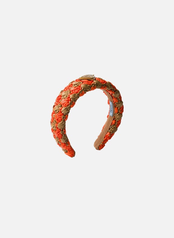 Bandeau en crochet Orange by PRADA PRADA Bandeau en crochet Orange