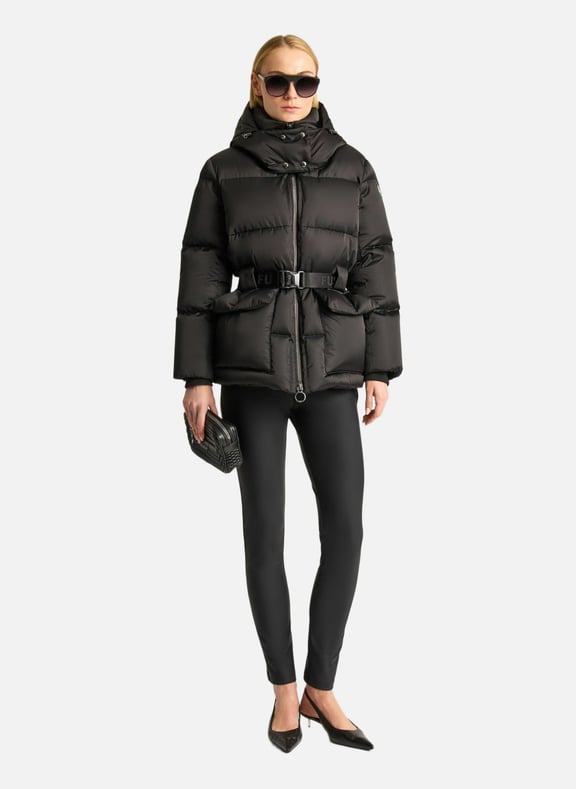 Manteau oria col montant coupe oversize Noir by FUSALP FUSALP Manteau oria col montant coupe oversize Noir