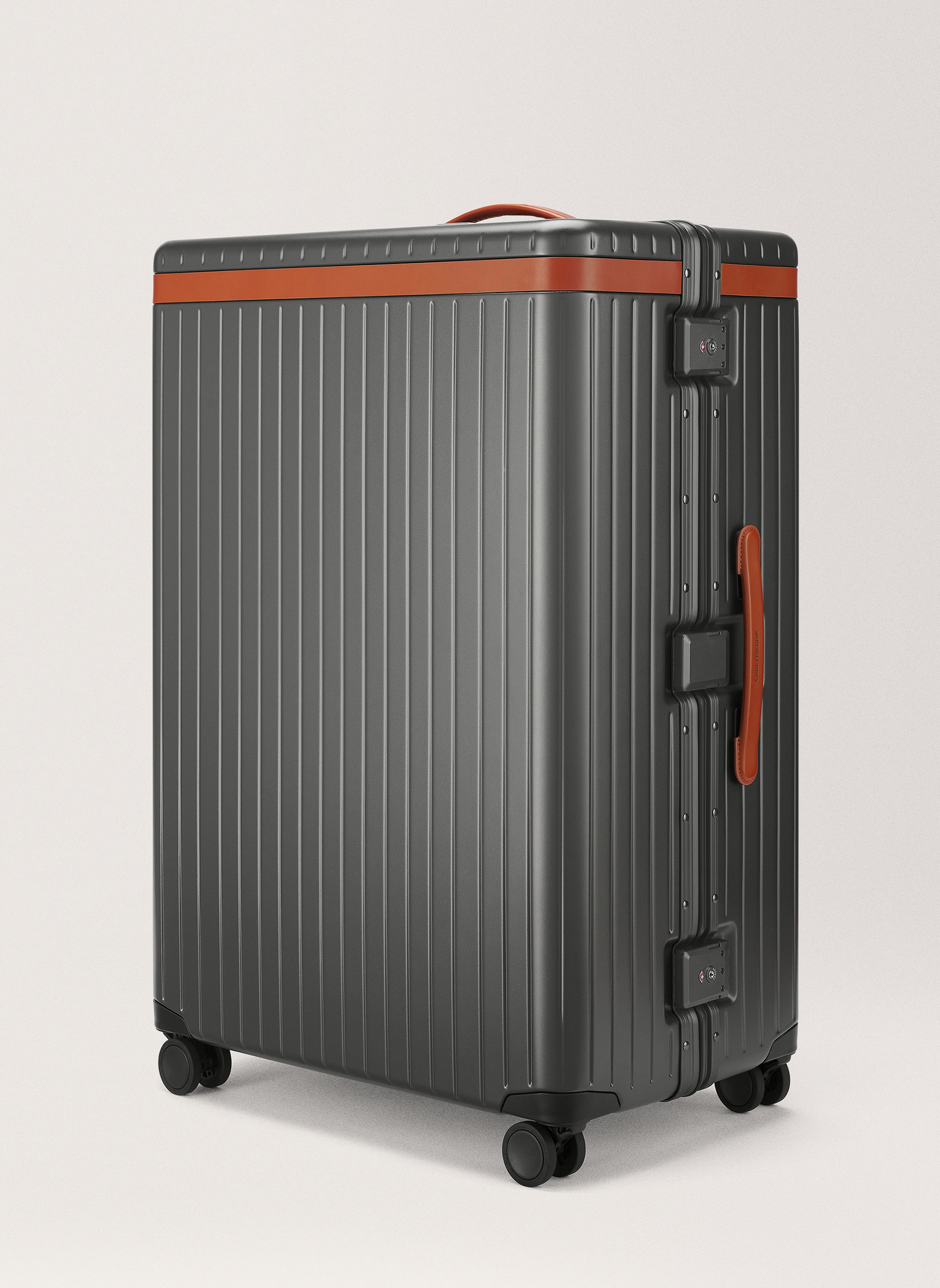 Valise 'the large check-in' en polycarbonate CARL FRIEDRIK Gris