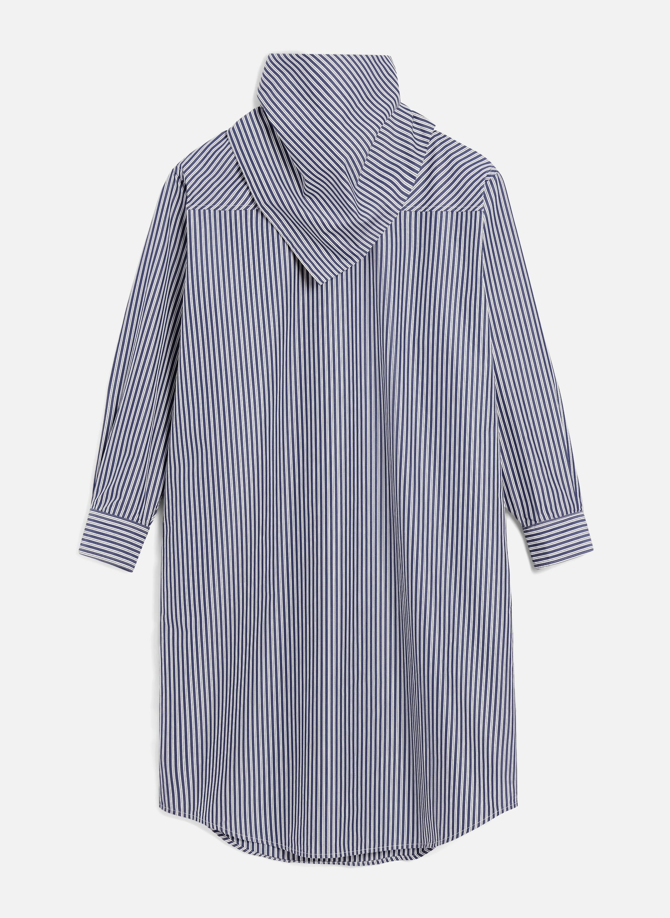 Robe midi bandana en coton unisexe AMI PARIS Bleu