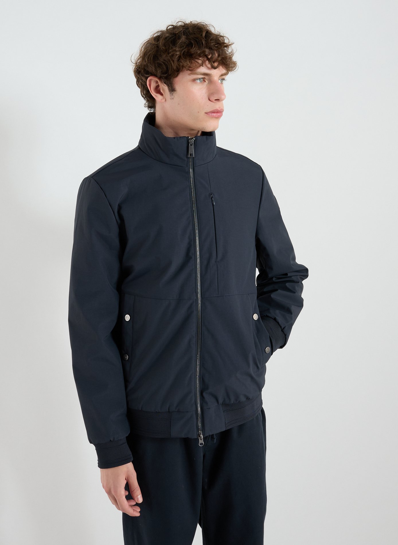 LA MARTINA Blouson col montant Bleu