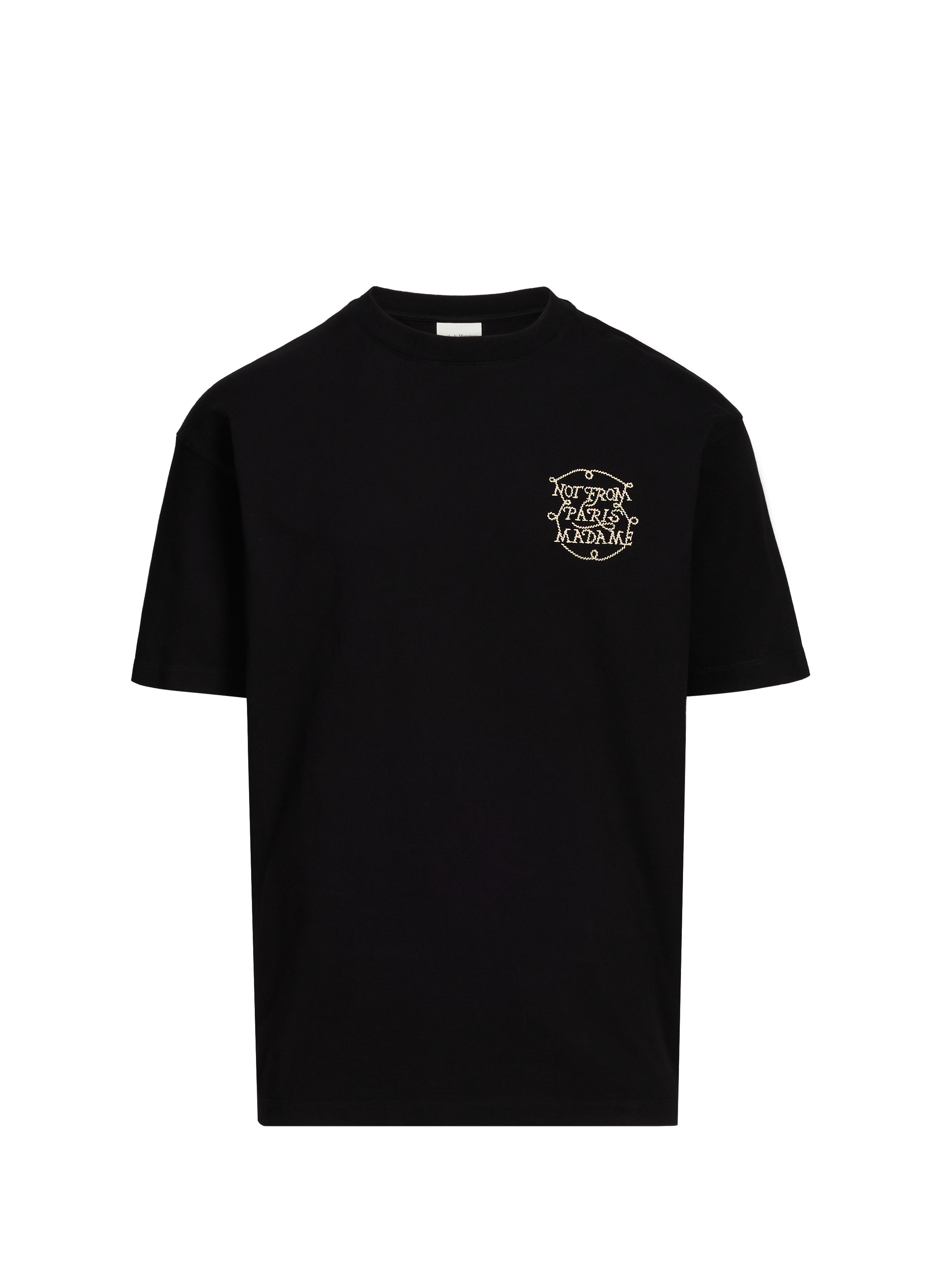 DROLE DE MONSIEUR Le t-shirt Slogan Tresses Noir