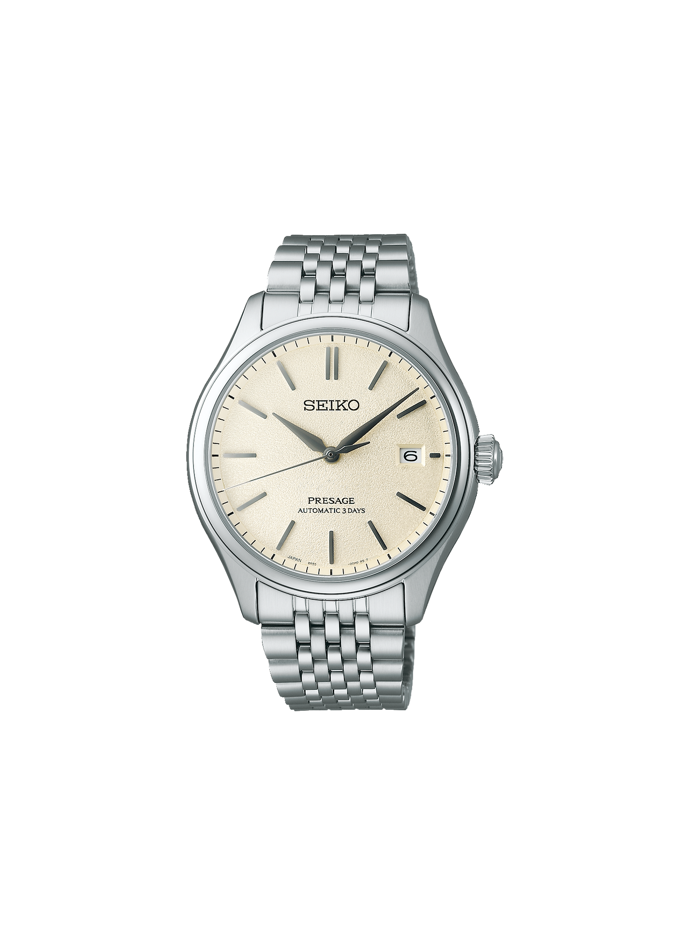 Montre en acier inoxydable SEIKO Blanc