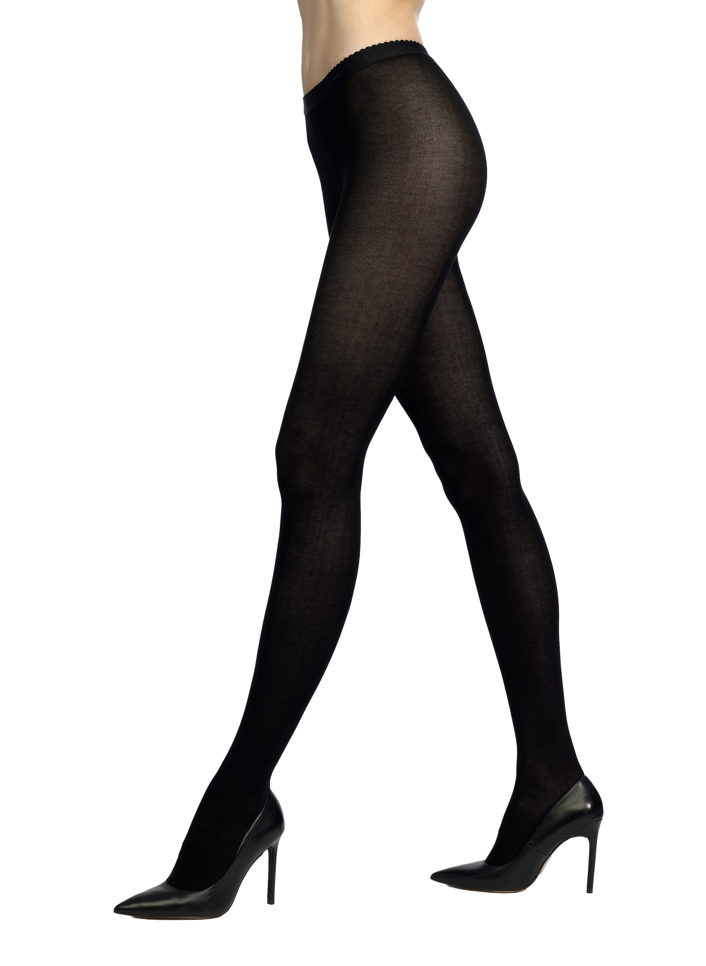 Collant en coton mélangé DORÉ DORÉ Noir