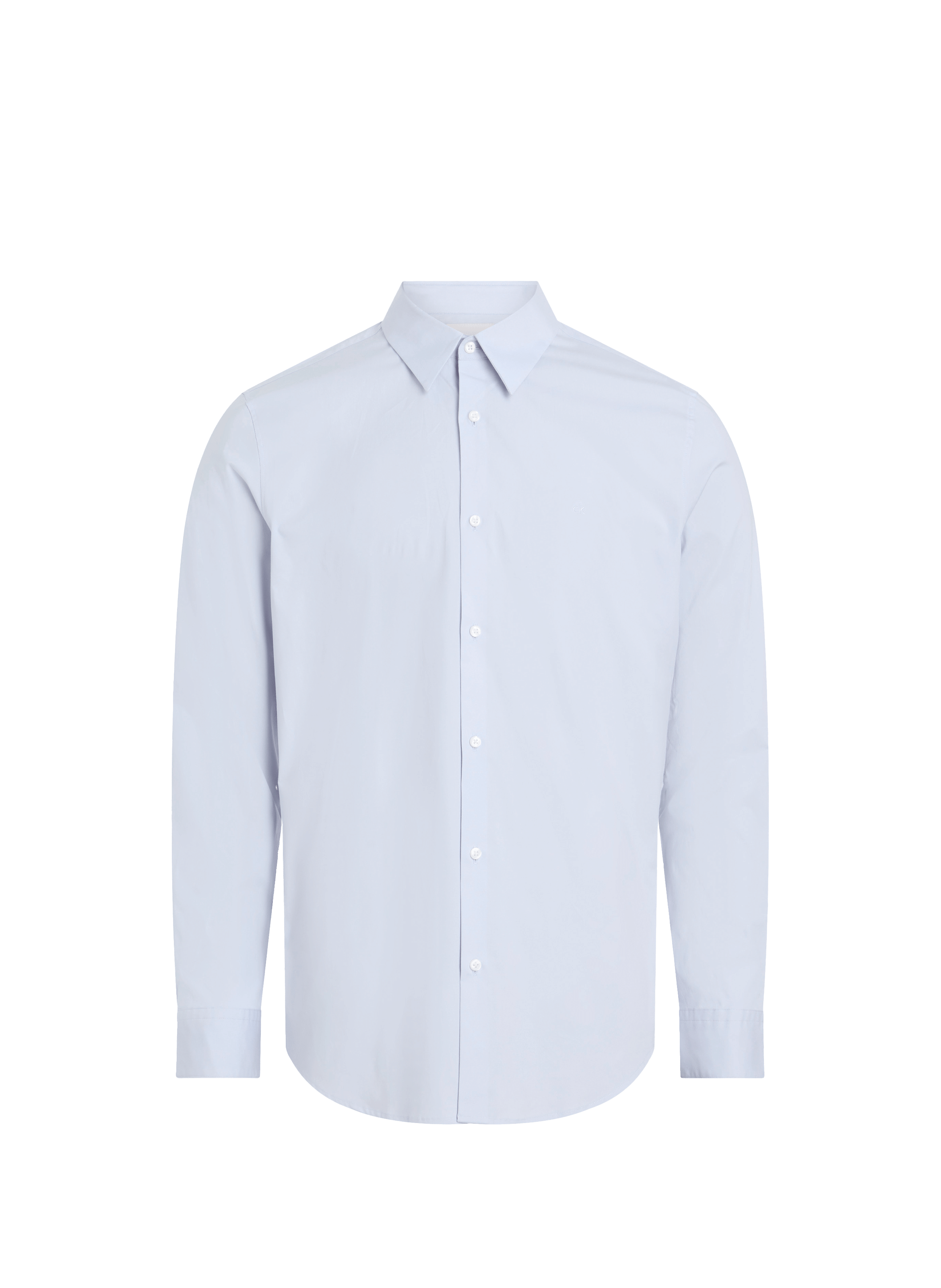 Cotton poplin shirt CALVIN KLEIN Grey