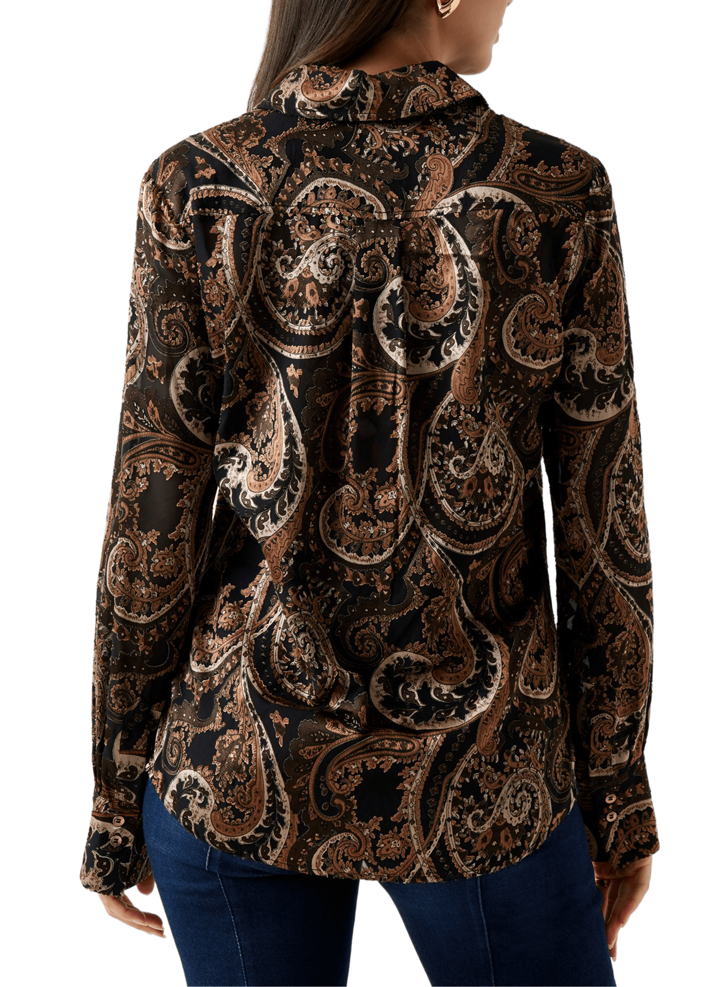 Flowy Paisley Shirt GUESS Multicolour