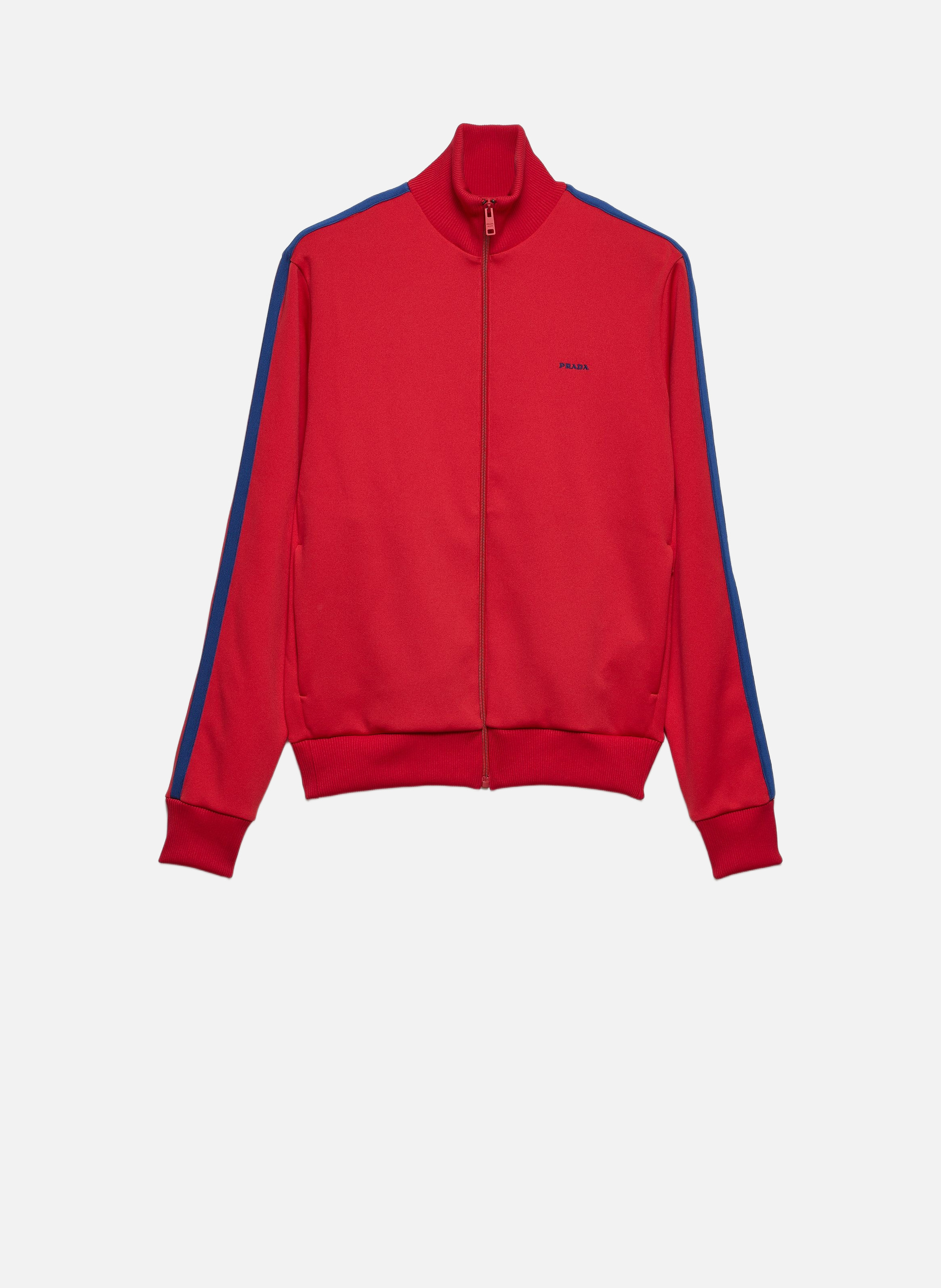 Blouson en tissu technique PRADA Rouge