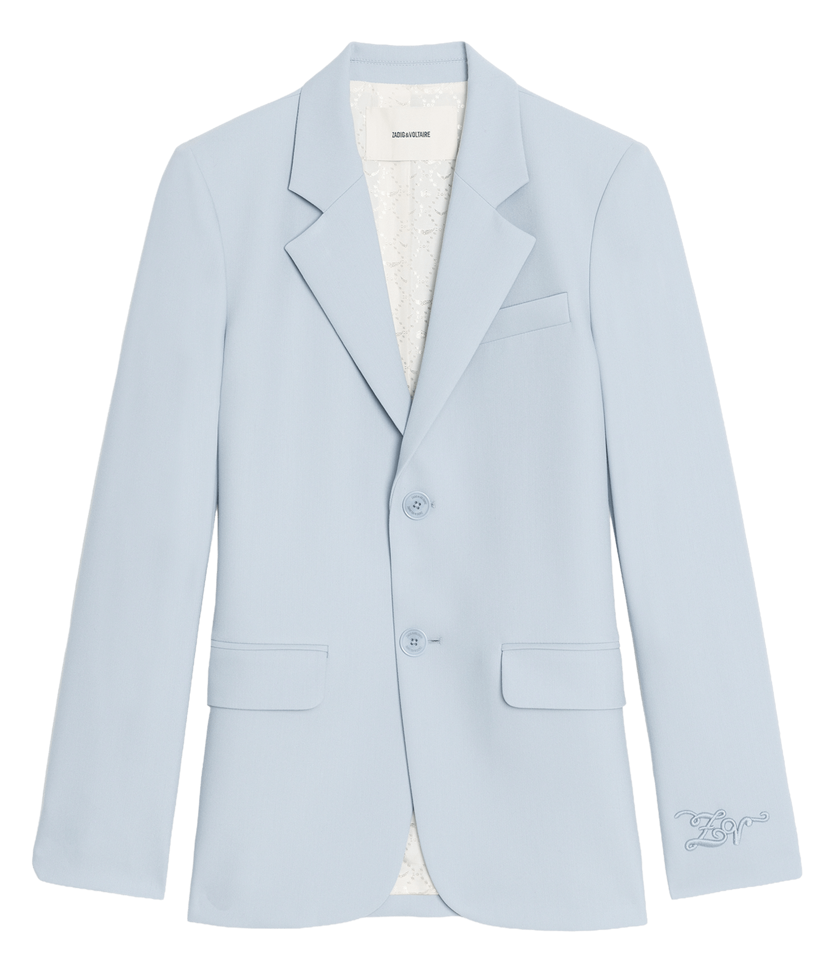 Veste blazer ajustée vanille ZADIG&VOLTAIRE Bleu