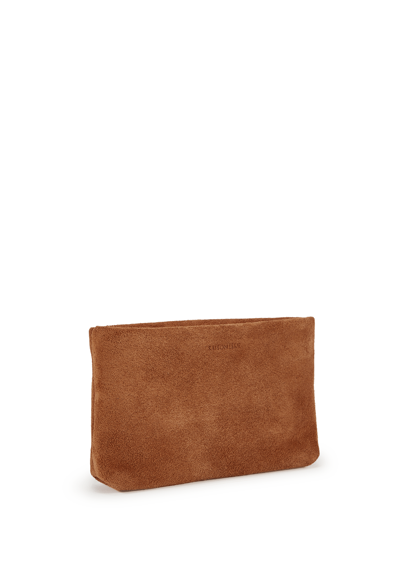 Suede leather wallet SAISON 1865 Brown