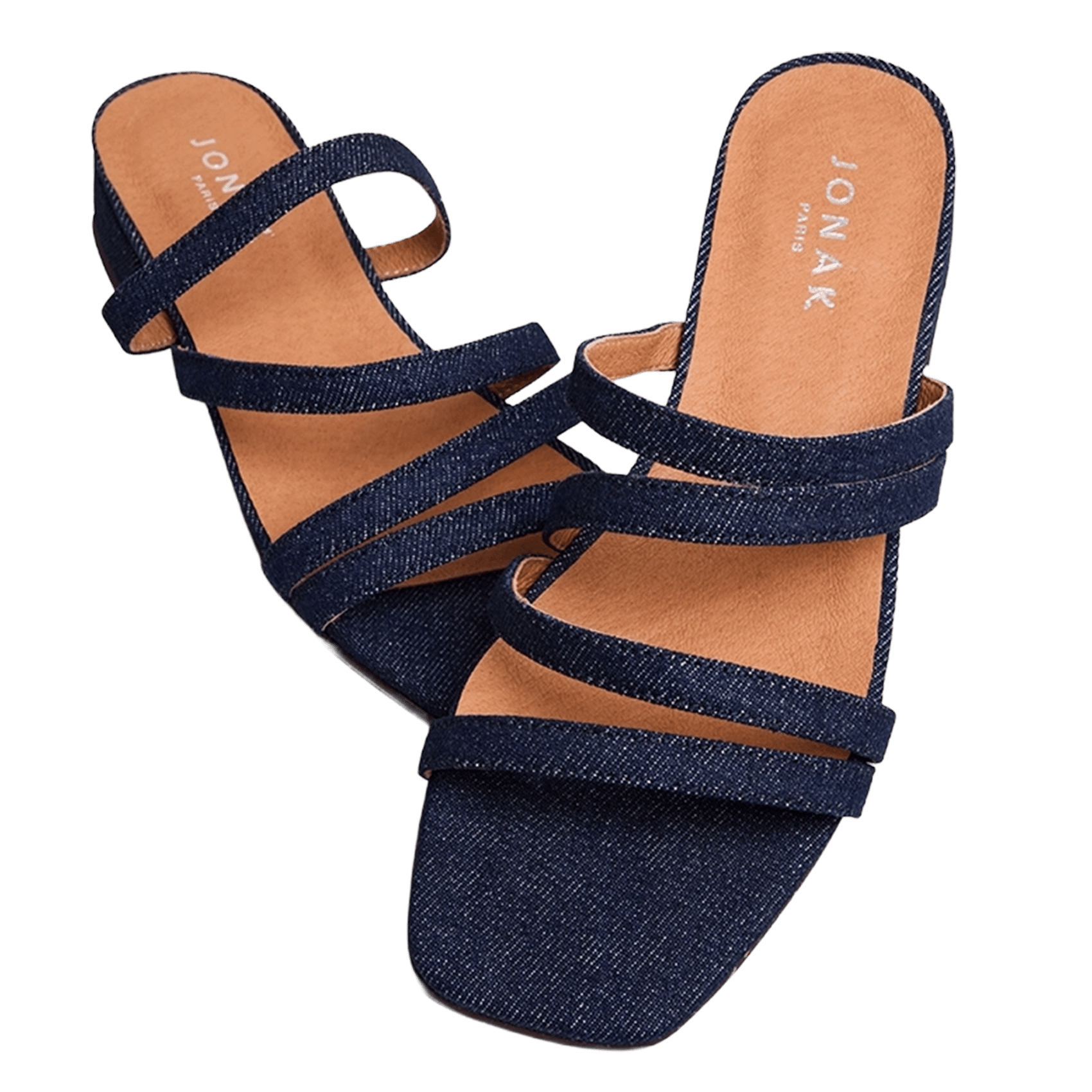 Mules à talons alpilles JONAK Bleu