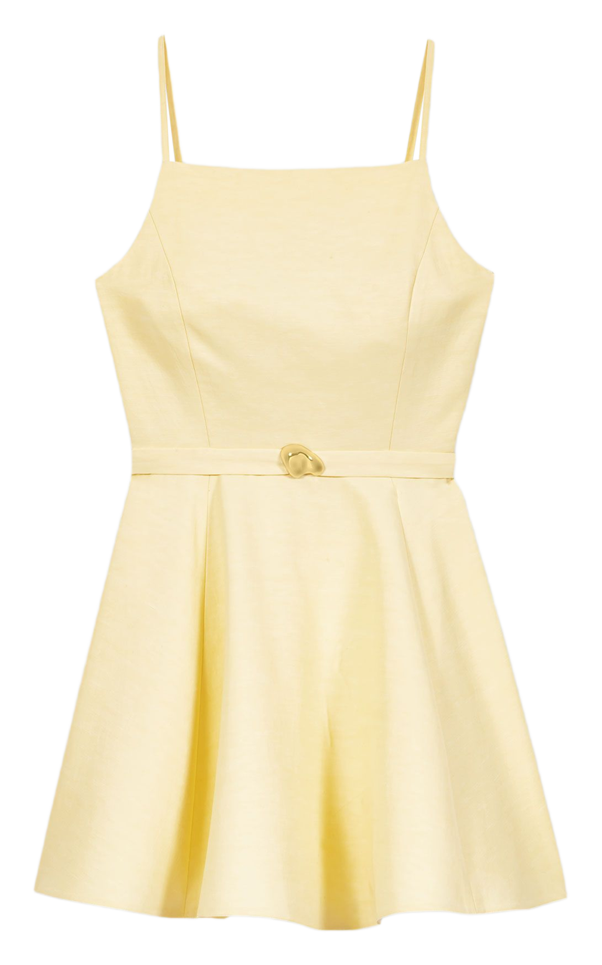 Robe courte évasée MAJE Jaune
