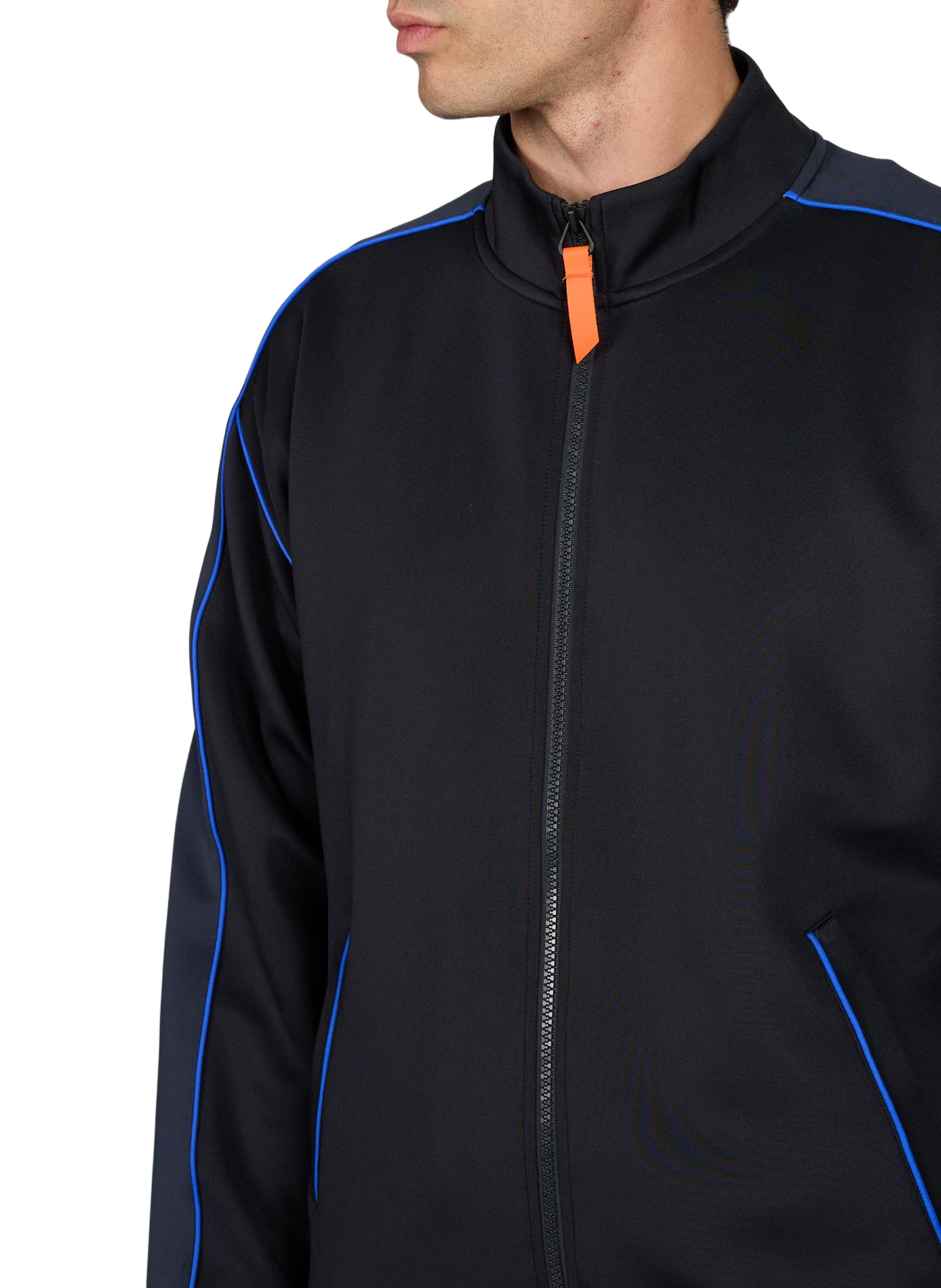 Veste zip à col montant GERTRUDE ET GASTON Noir