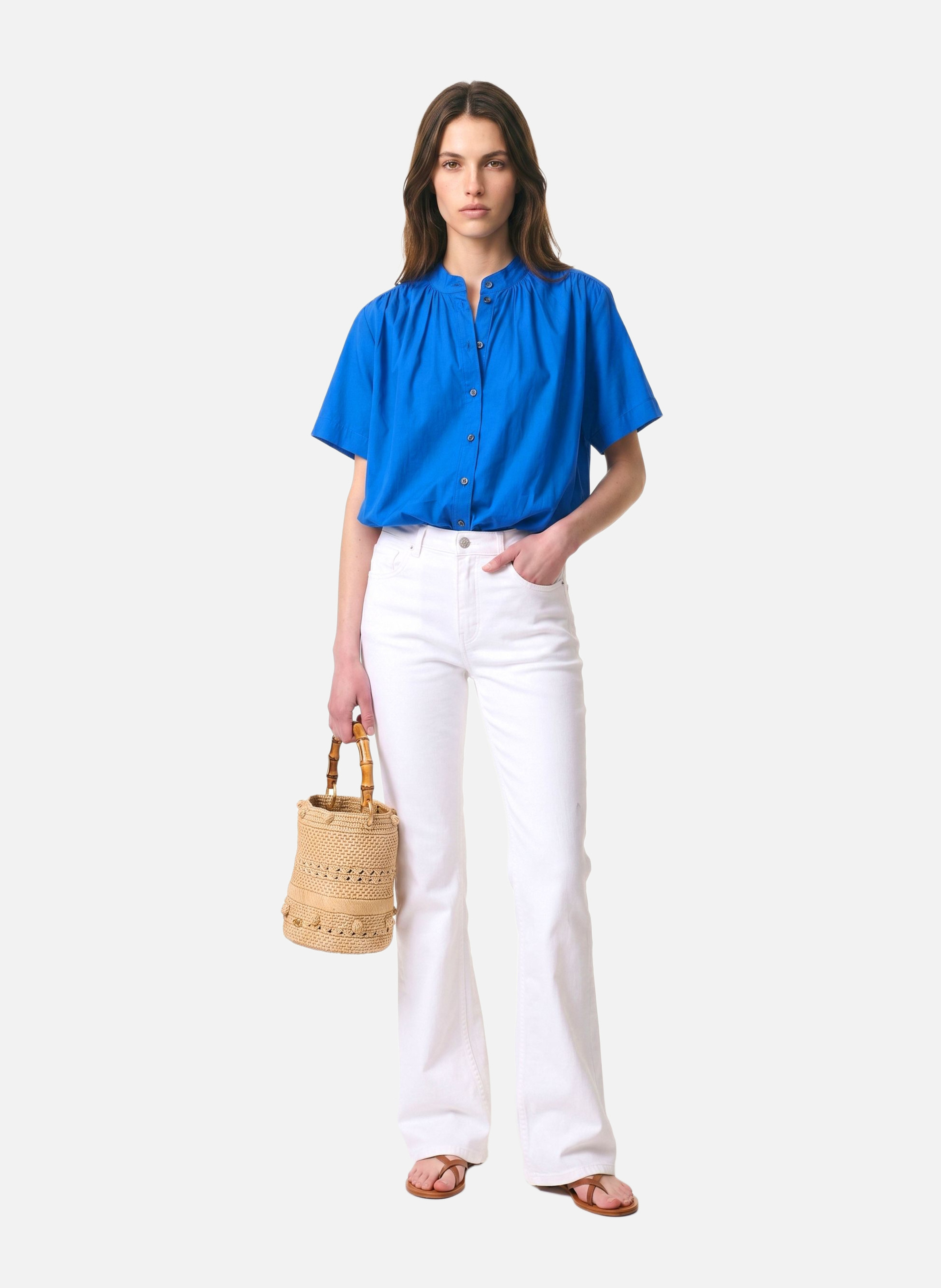 Chemise gooper VANESSA BRUNO Bleu