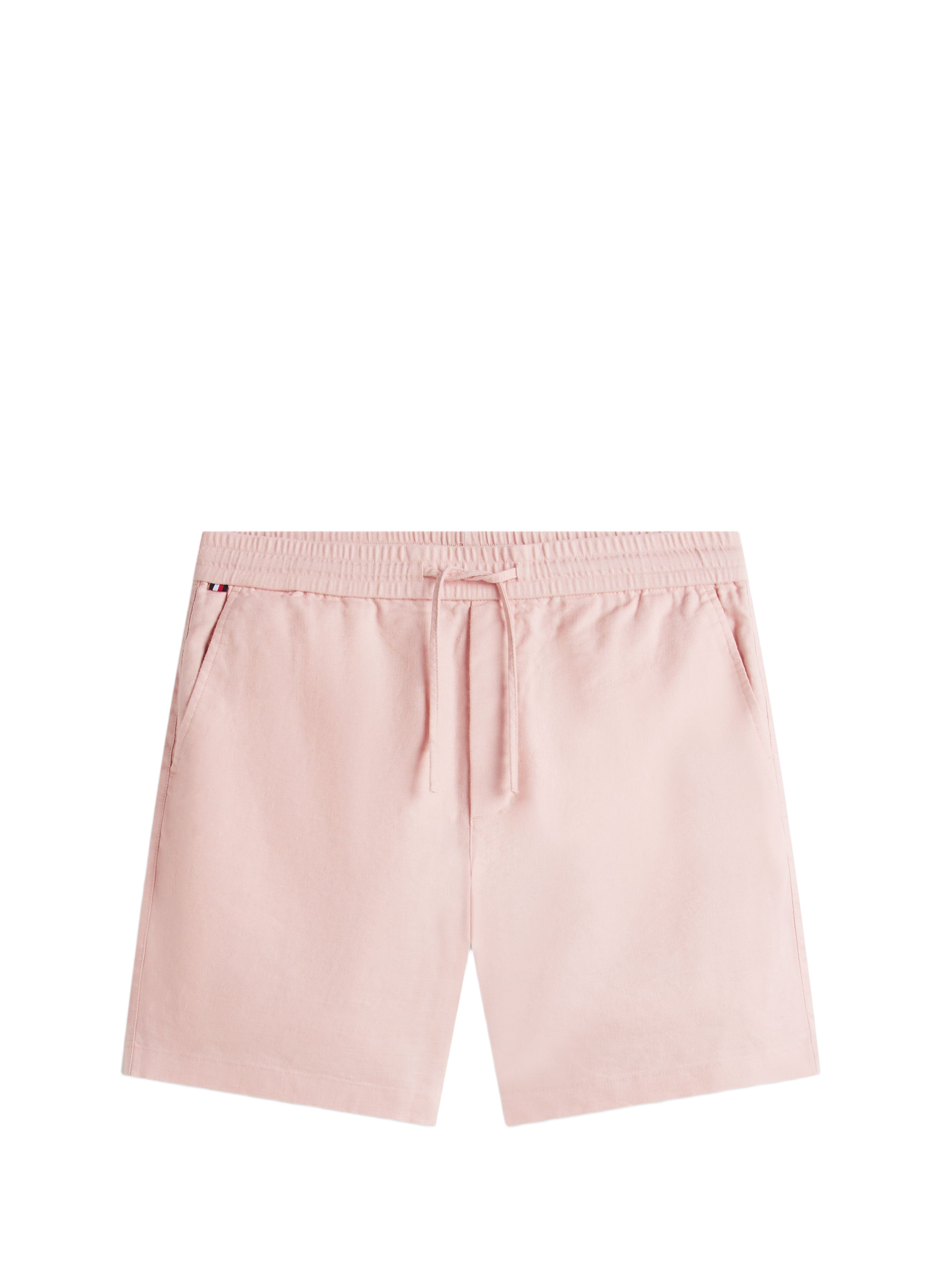 Short chino Dover in blended linen TOMMY HILFIGER Pink