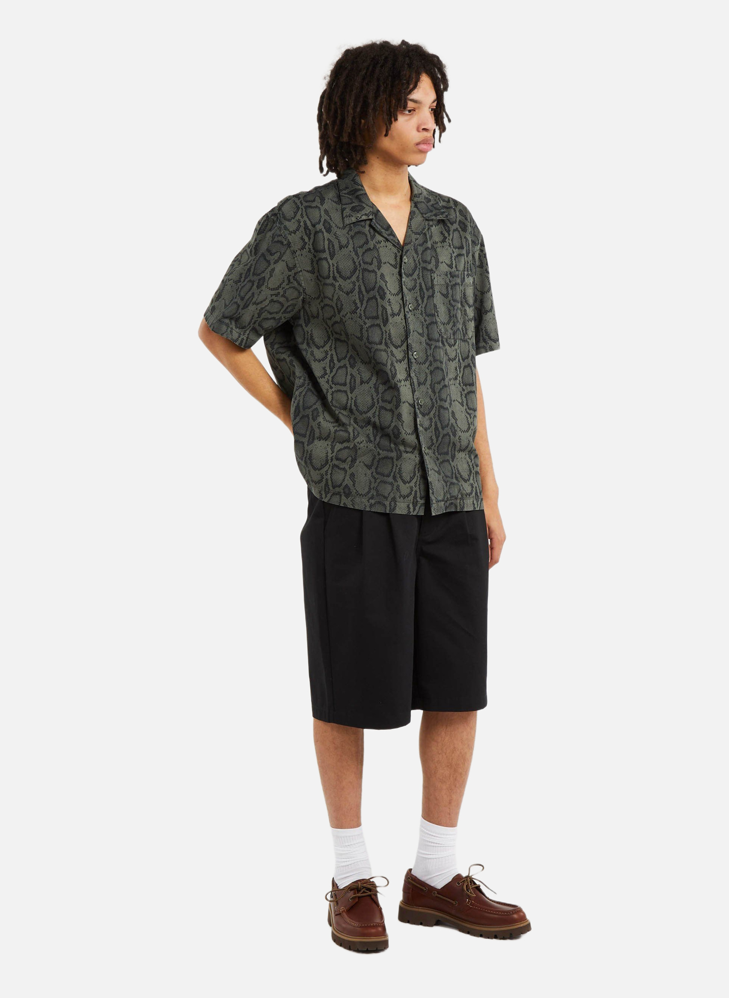 Chemise s/s snake camo shirt CARHARTT WIP Kaki