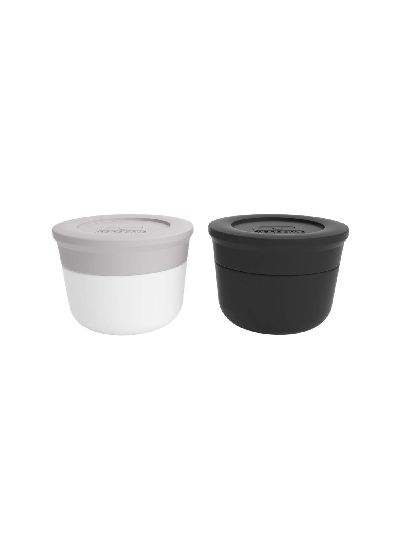 Lot de 2 récipients à sauce Templs 10 ml MONBENTO Noir