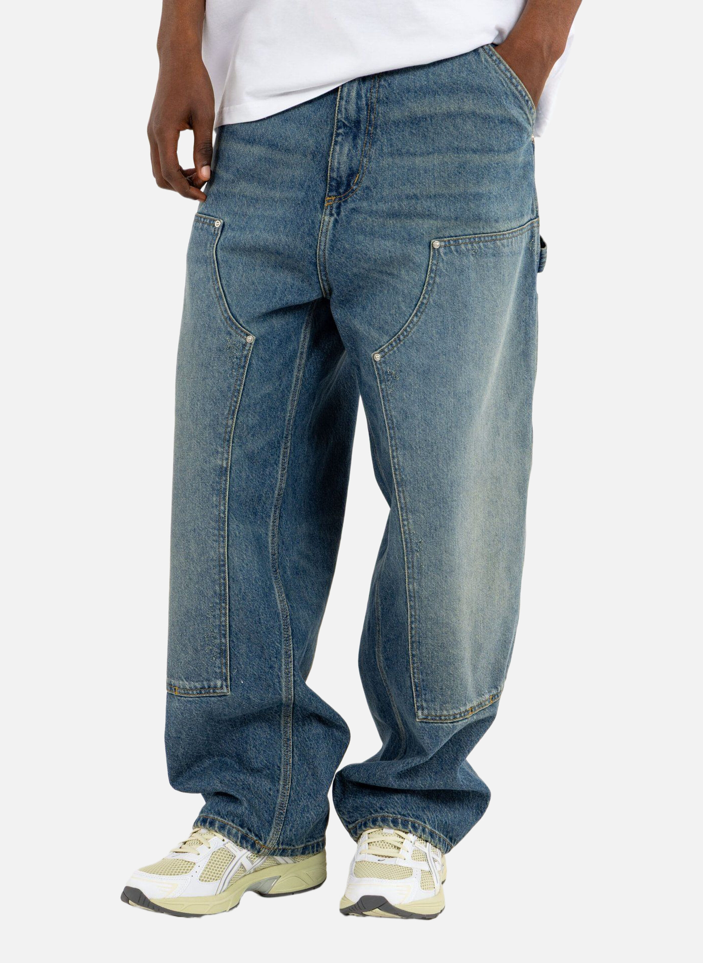 Pantalon og double knee pant CARHARTT WIP Bleu