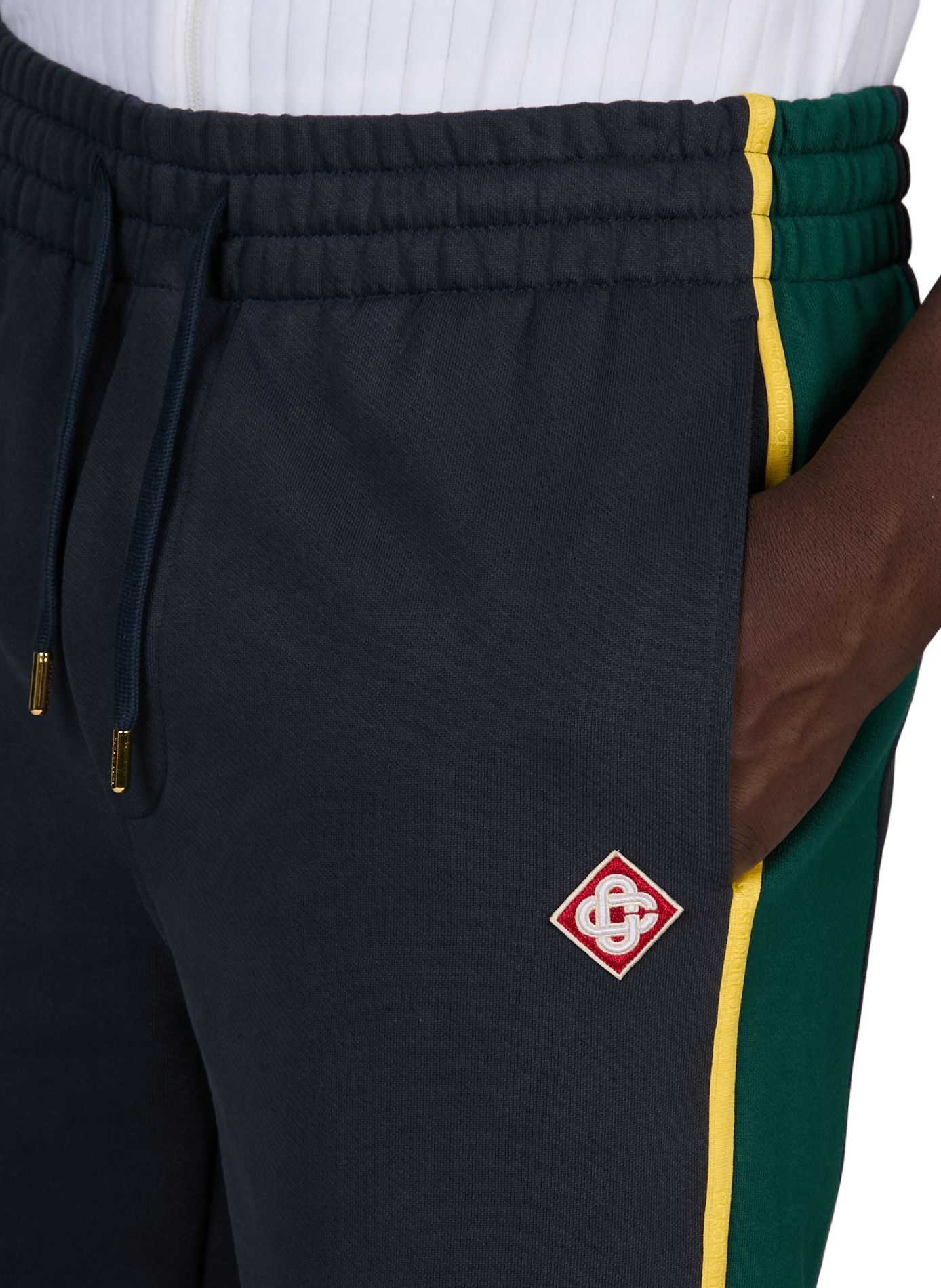 Pantalon logotypé en coton CASABLANCA PARIS Multicolore