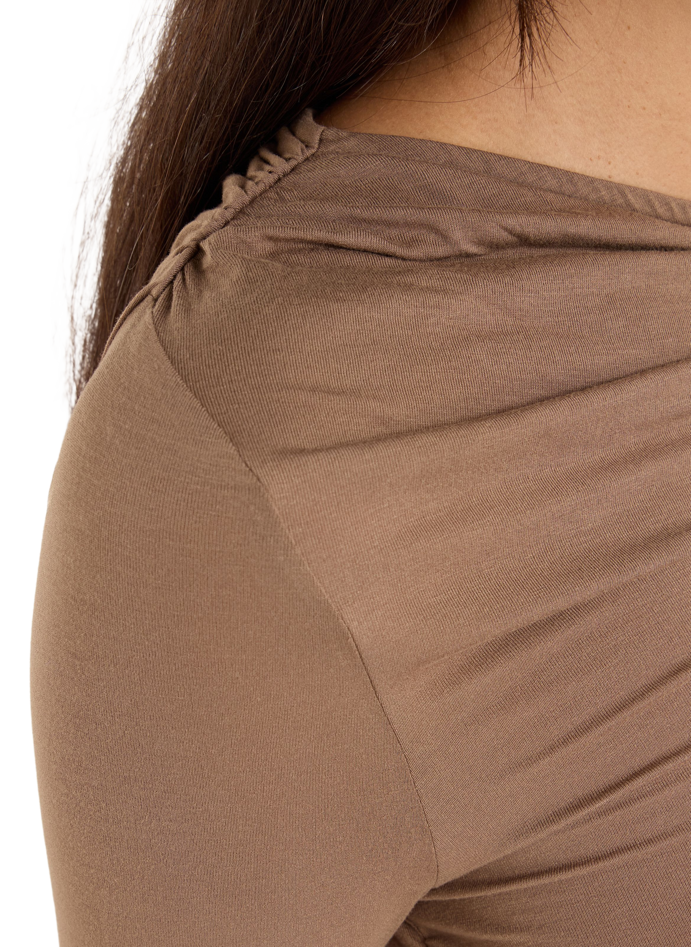 Asymmetrisches Top SAISON 1865 Beige