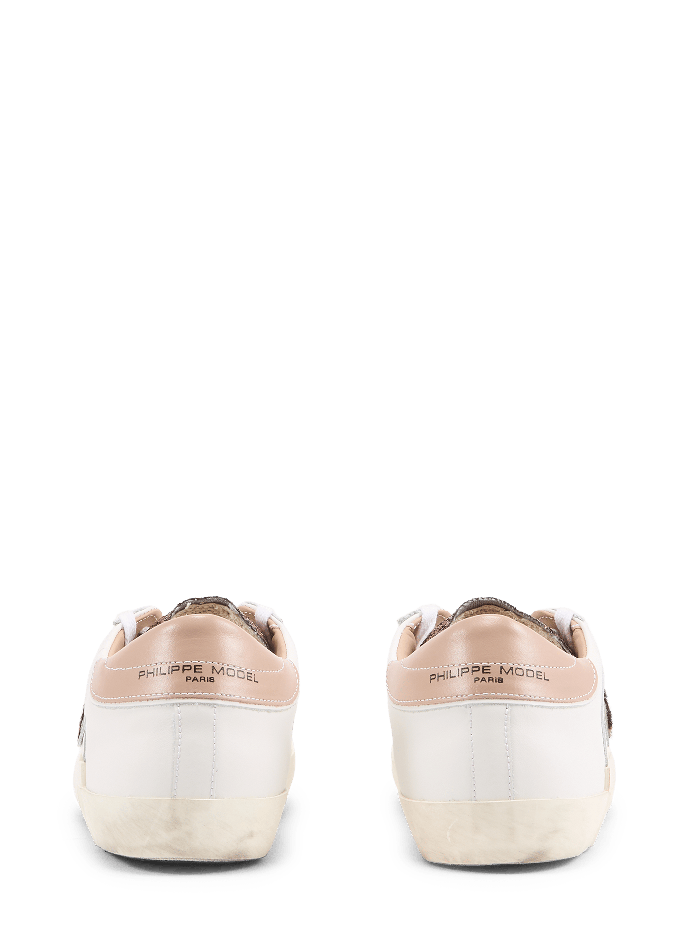 Baskets basses en cuir PHILIPPE MODEL Blanc