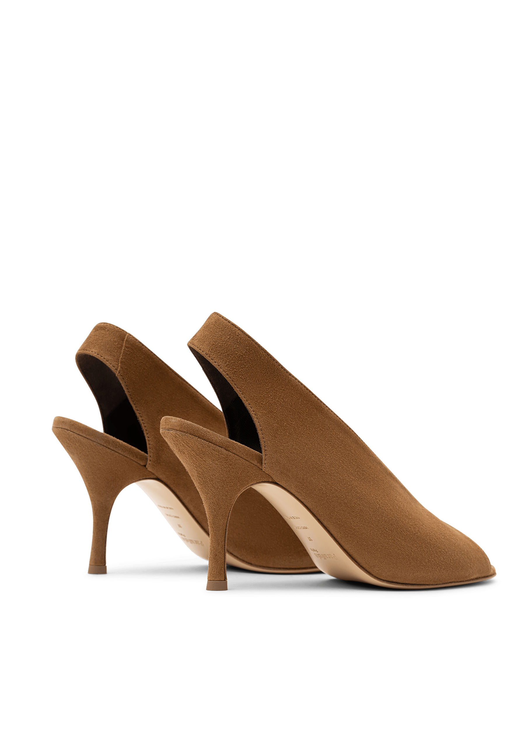 Sandales tino en chevre velours | Marron PARALLELE Femme