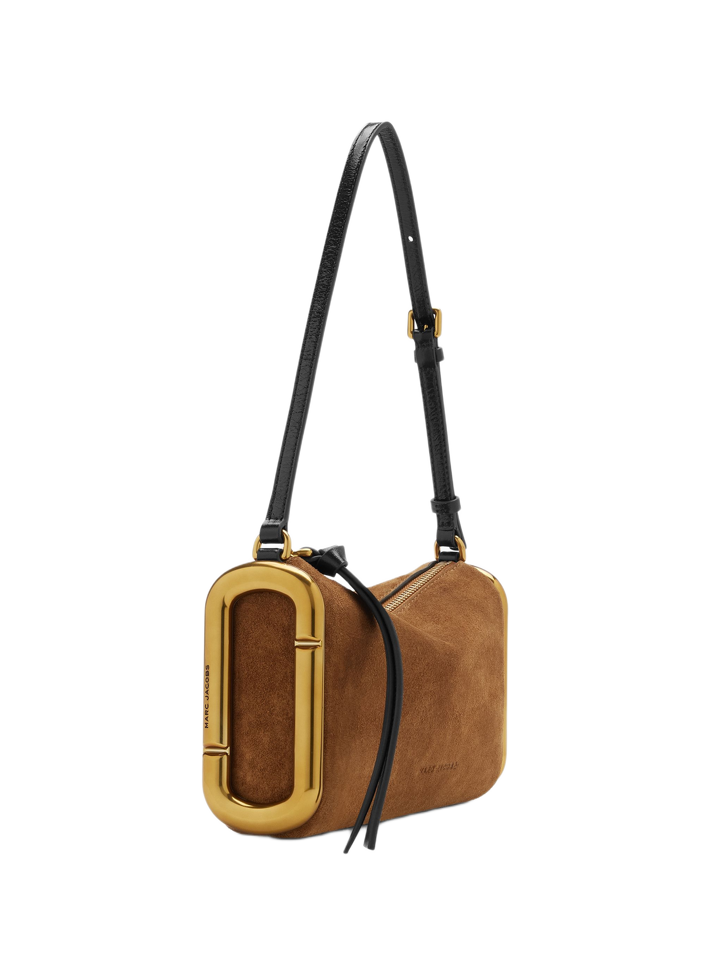 Schoudertas the Scene Small van suède leer MARC JACOBS Bruin