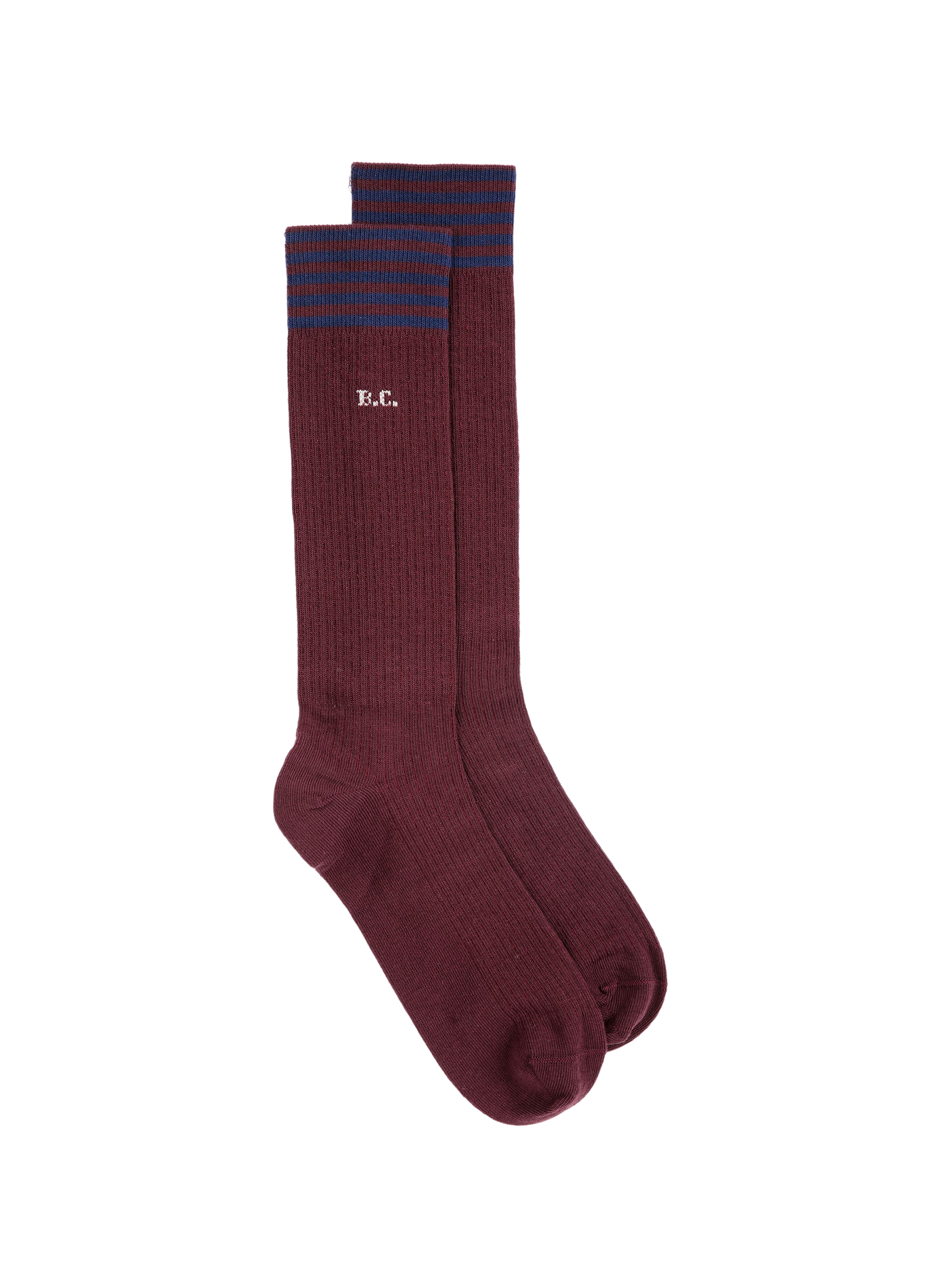 Gestreifte Baumwollmischsocken BOBO CHOSES Rot